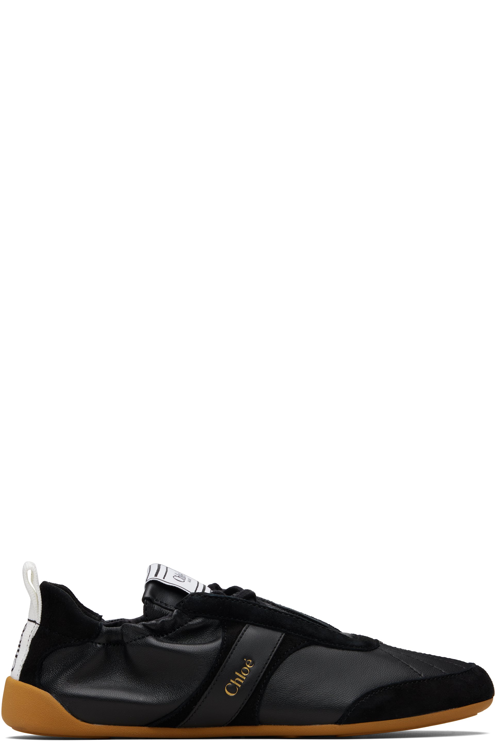 Chloé - Baskets Kick noires à logo
