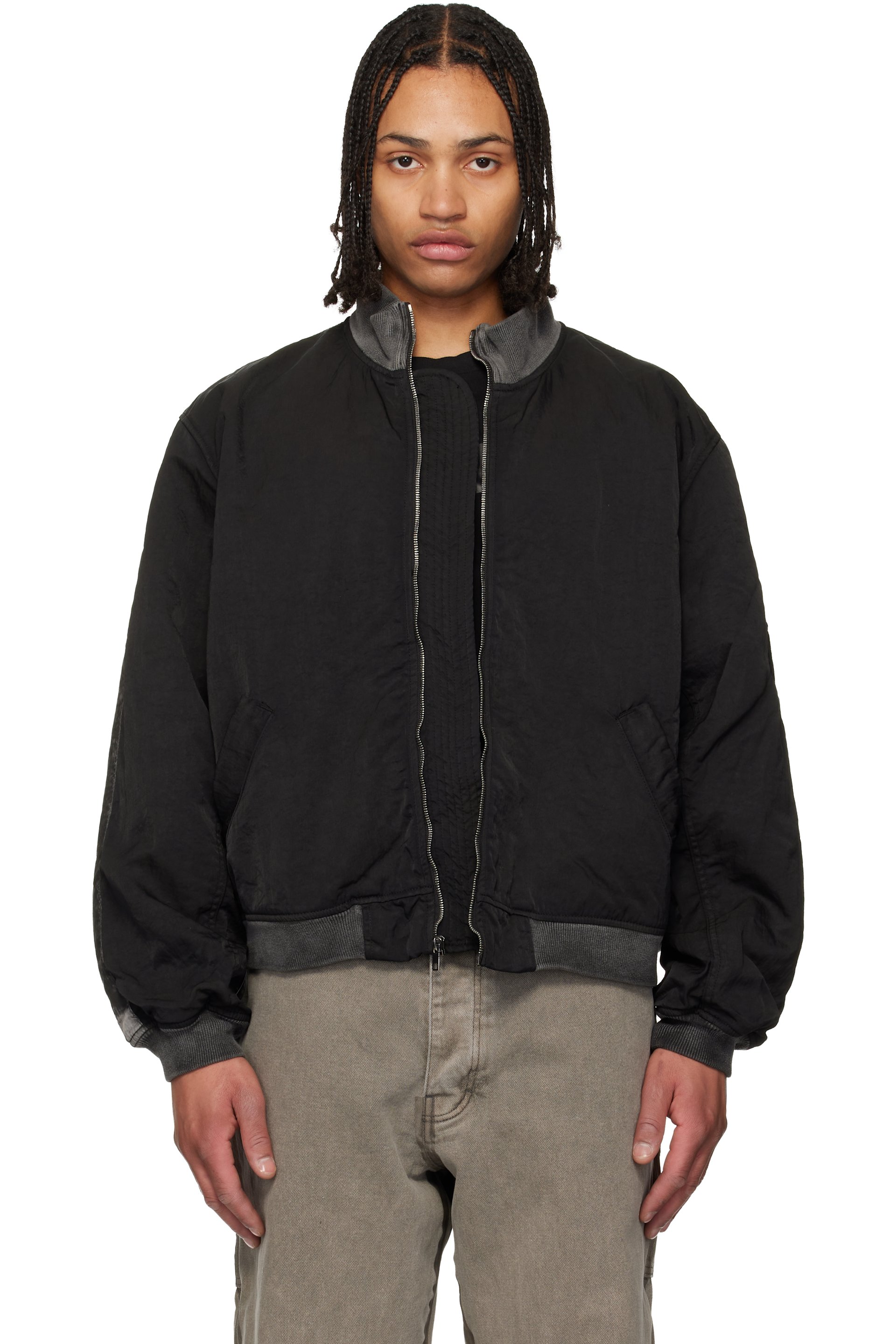 ジャケット・アウター ALEX Black RL-Bomber Jacket by ALEXANDER DIGENOVA on Sale