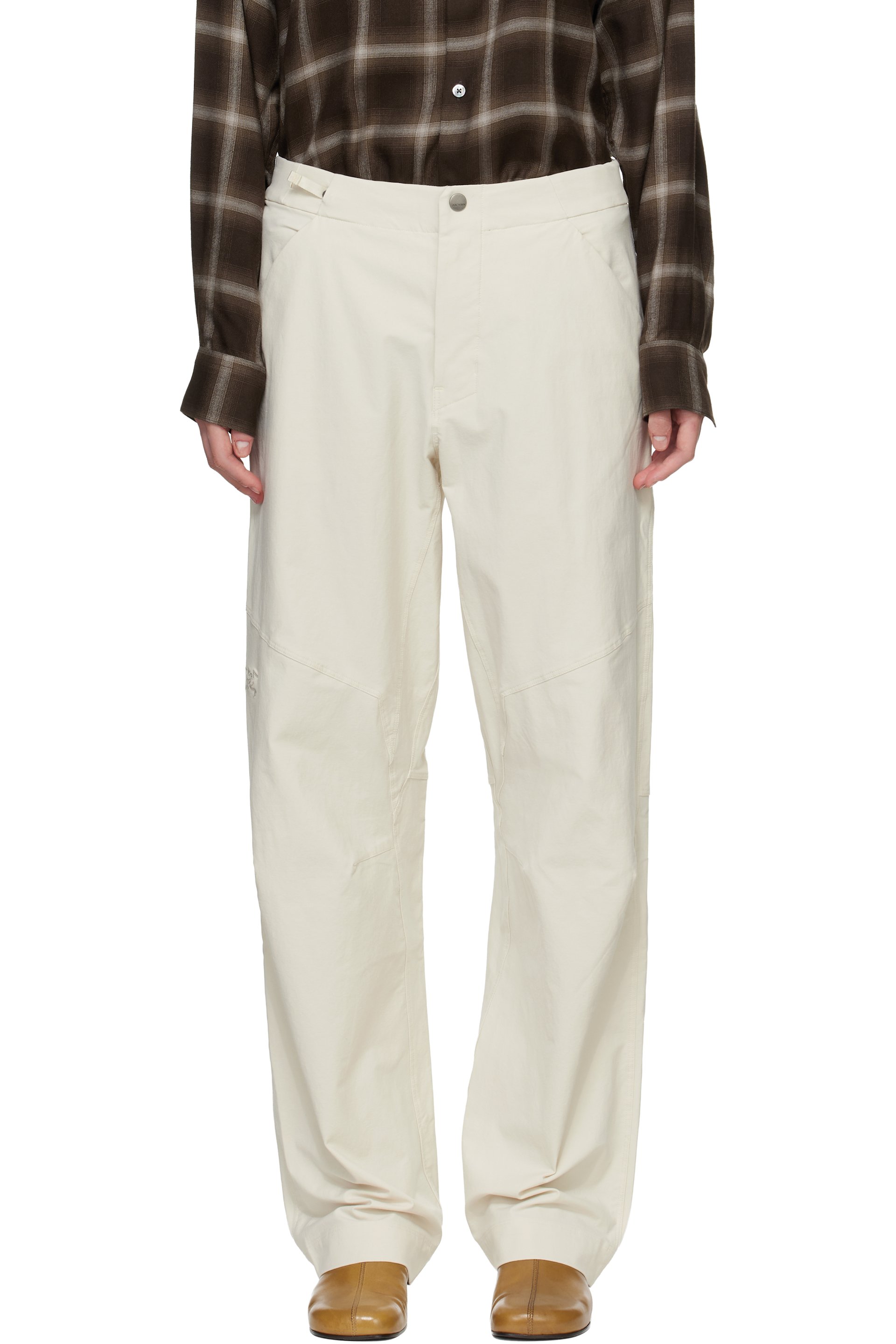 Arc'teryx - Off-White Clarkia Cotton Wide Leg Trousers