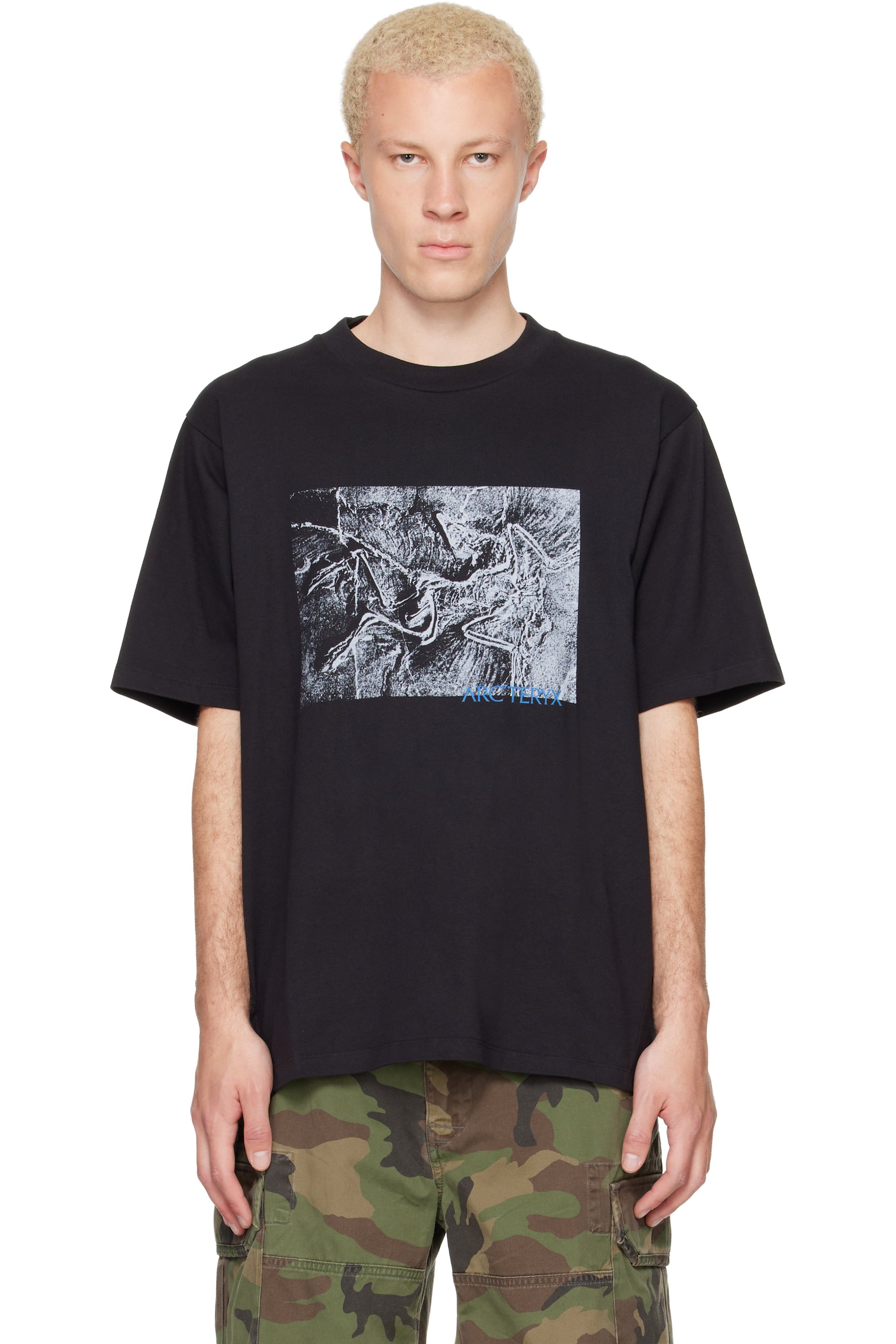 Arc'teryx - Black Kragg Cotton Lithographica S/S T-shirt