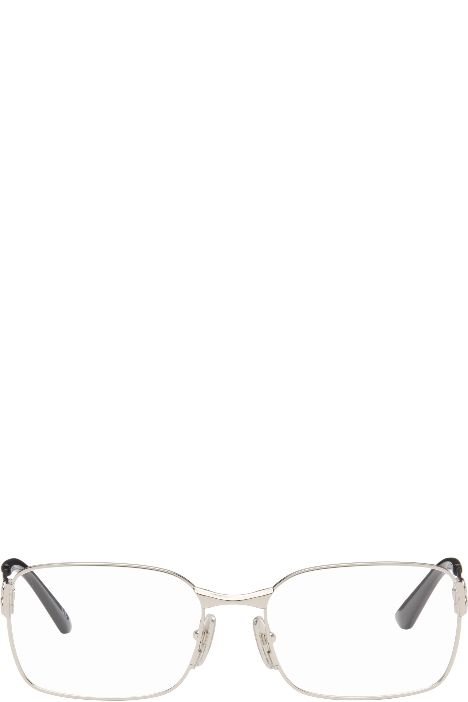 Balenciaga - Silver Mercury Squared Metal Glasses