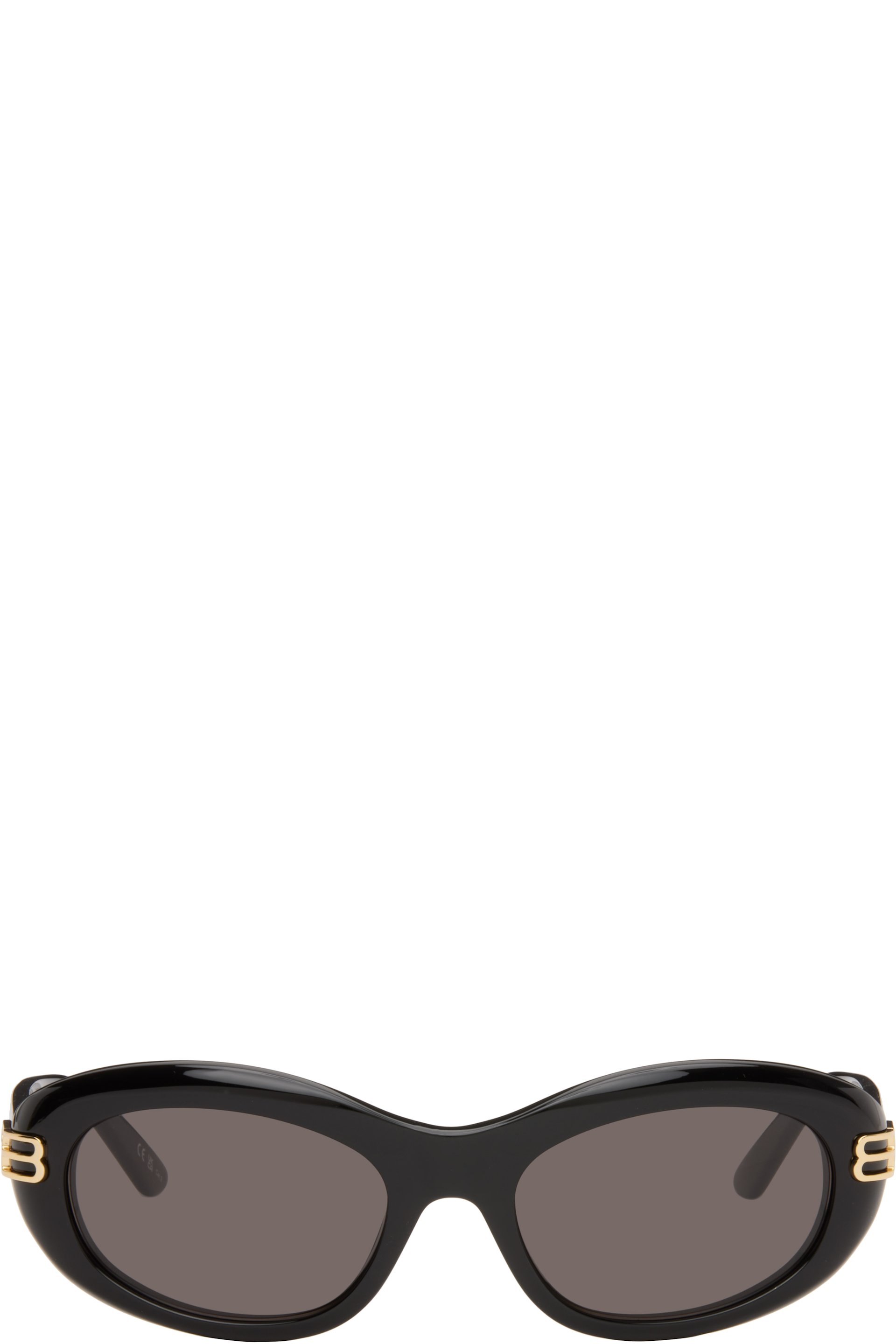 Balenciaga - Lunettes de soleil arrondies Casino noires