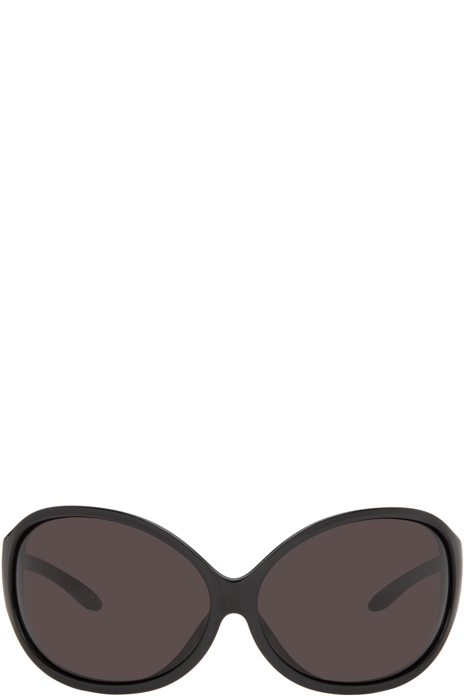 Balenciaga - Lunettes de soleil rondes Phantom noires