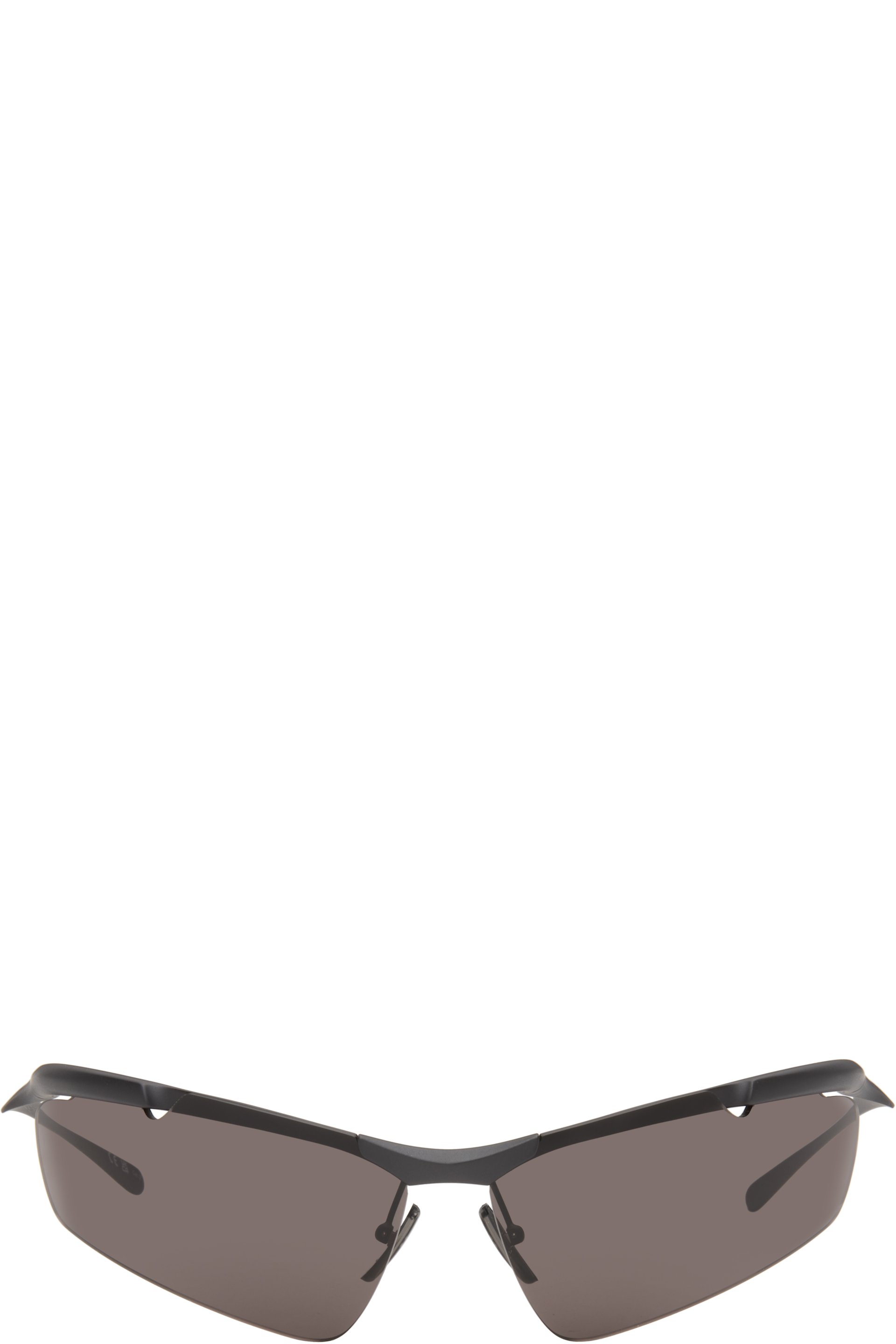 Balenciaga - Lunettes de soleil œil-de-chat Boomerang grises