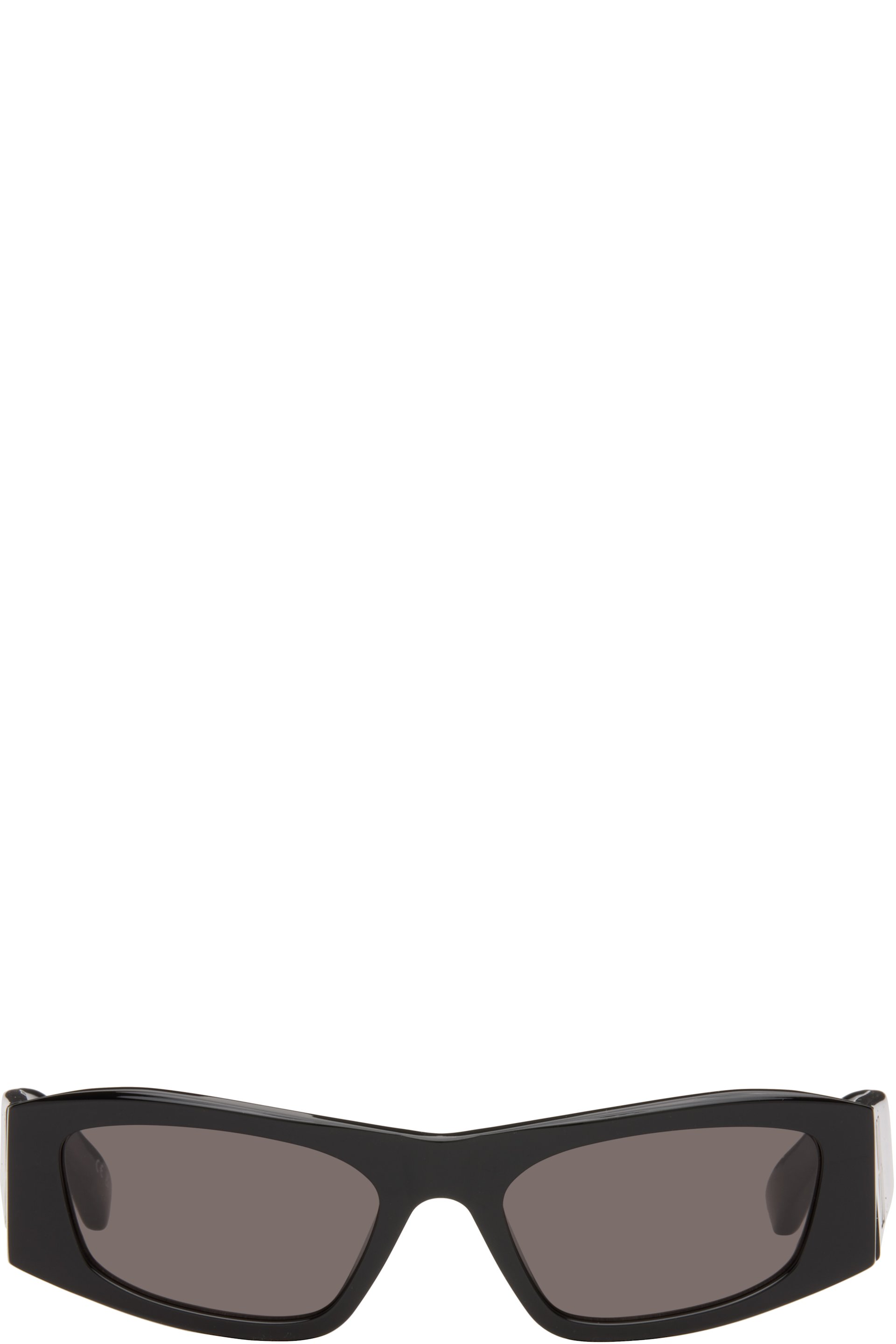 Balenciaga - Lunettes de soleil rectangulaires AF noires