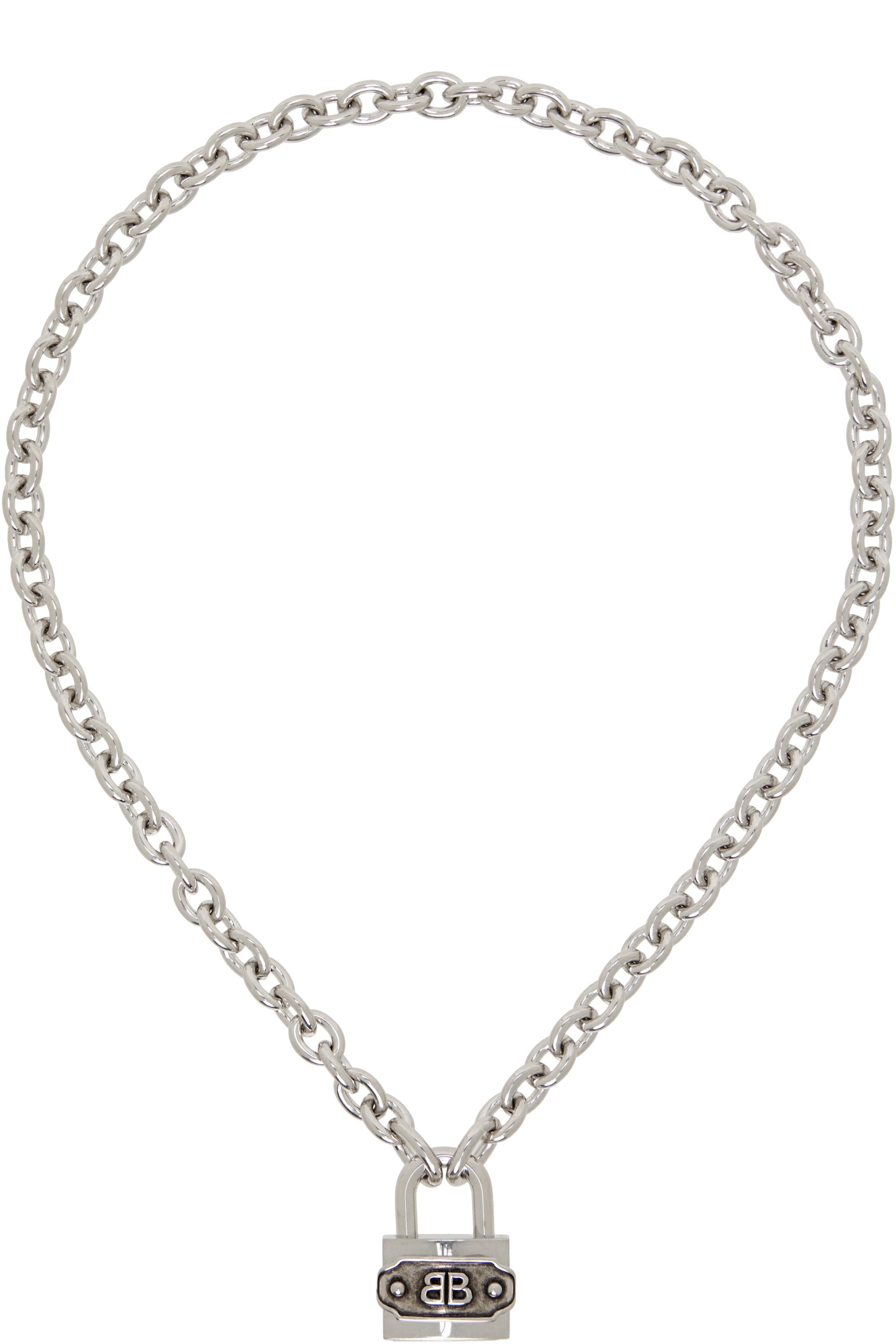 Balenciaga - BB Padlock 项链