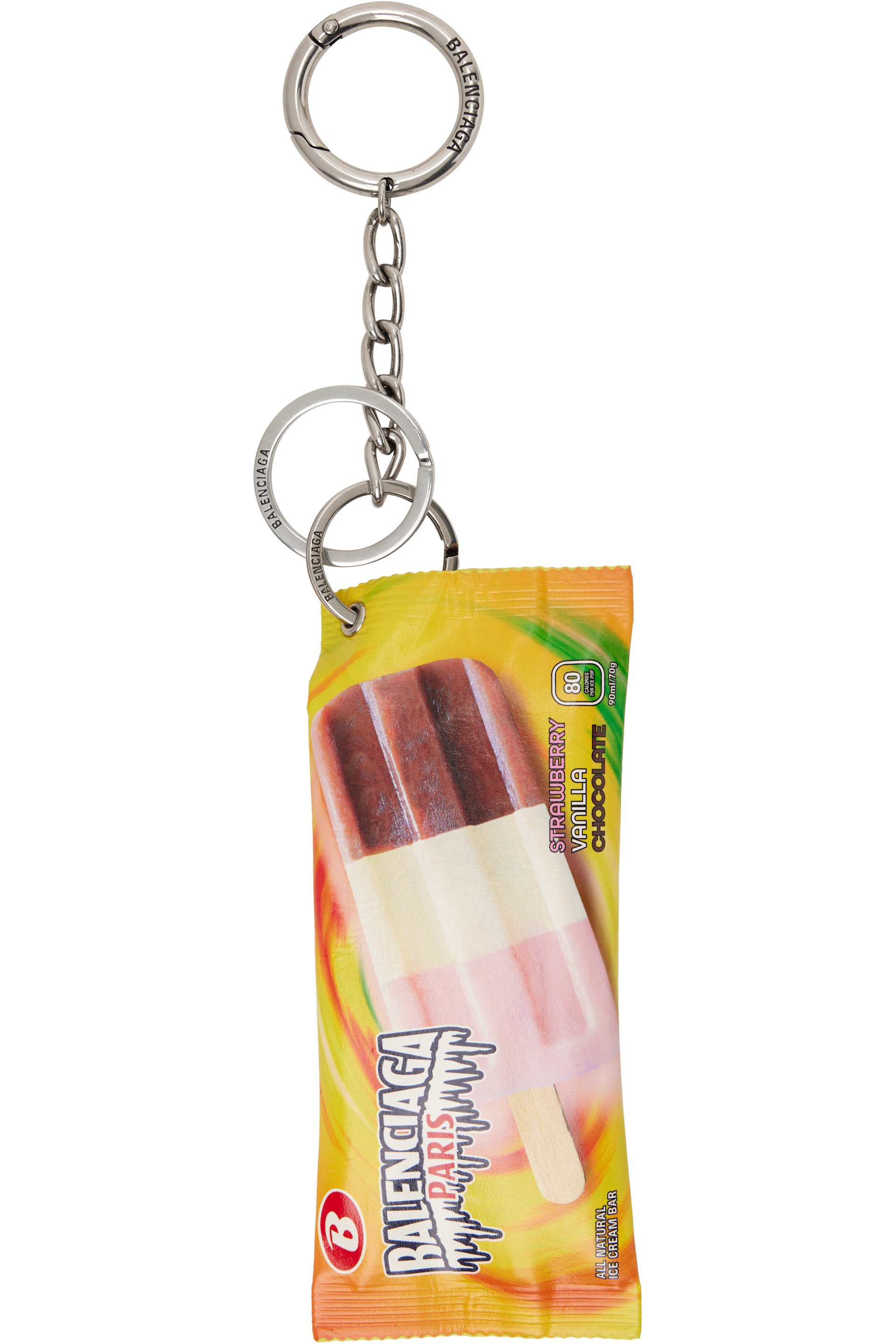 Balenciaga - Yellow Snack Pouch Keychain