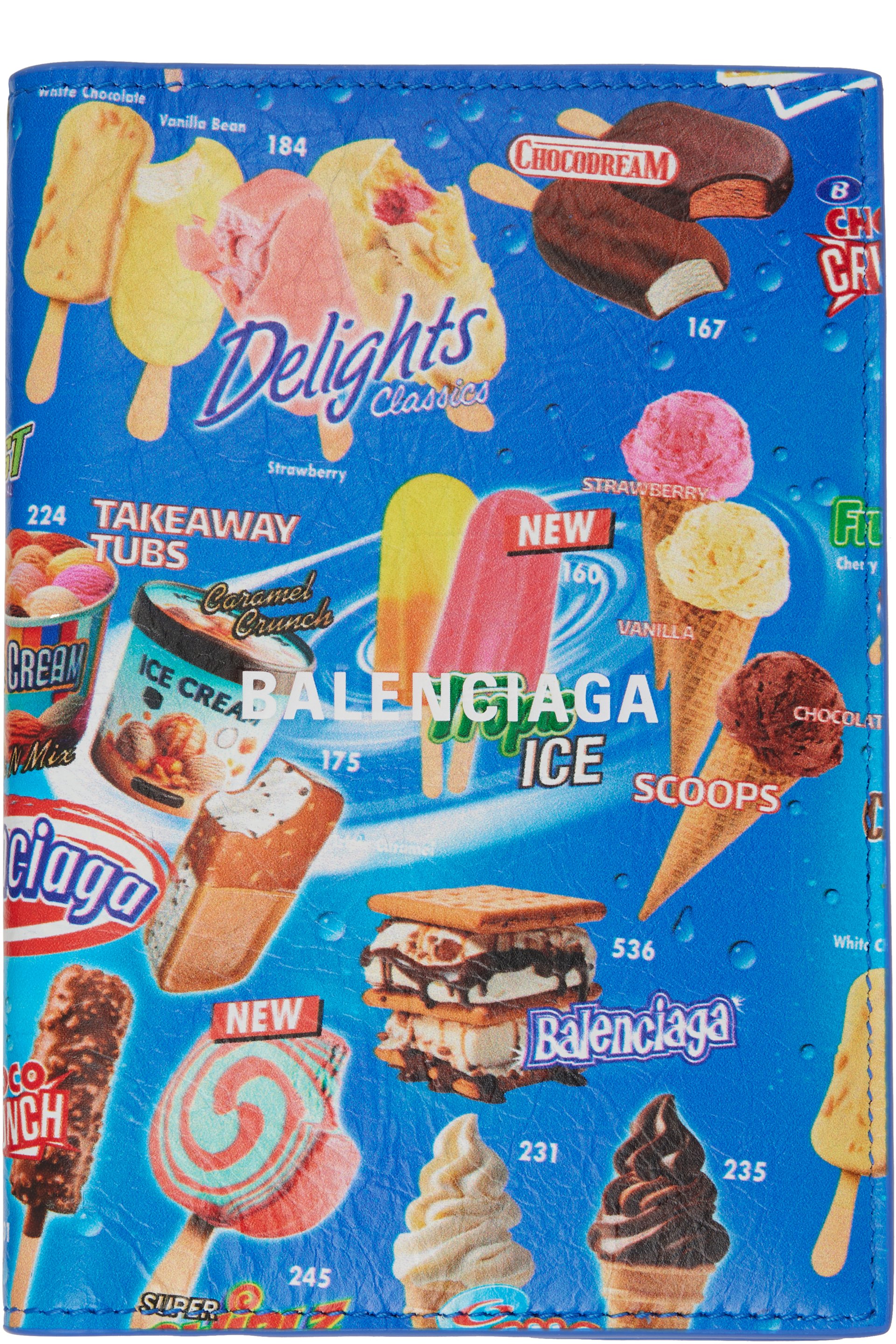 Balenciaga - Blue Sweet Treat Passport Holder
