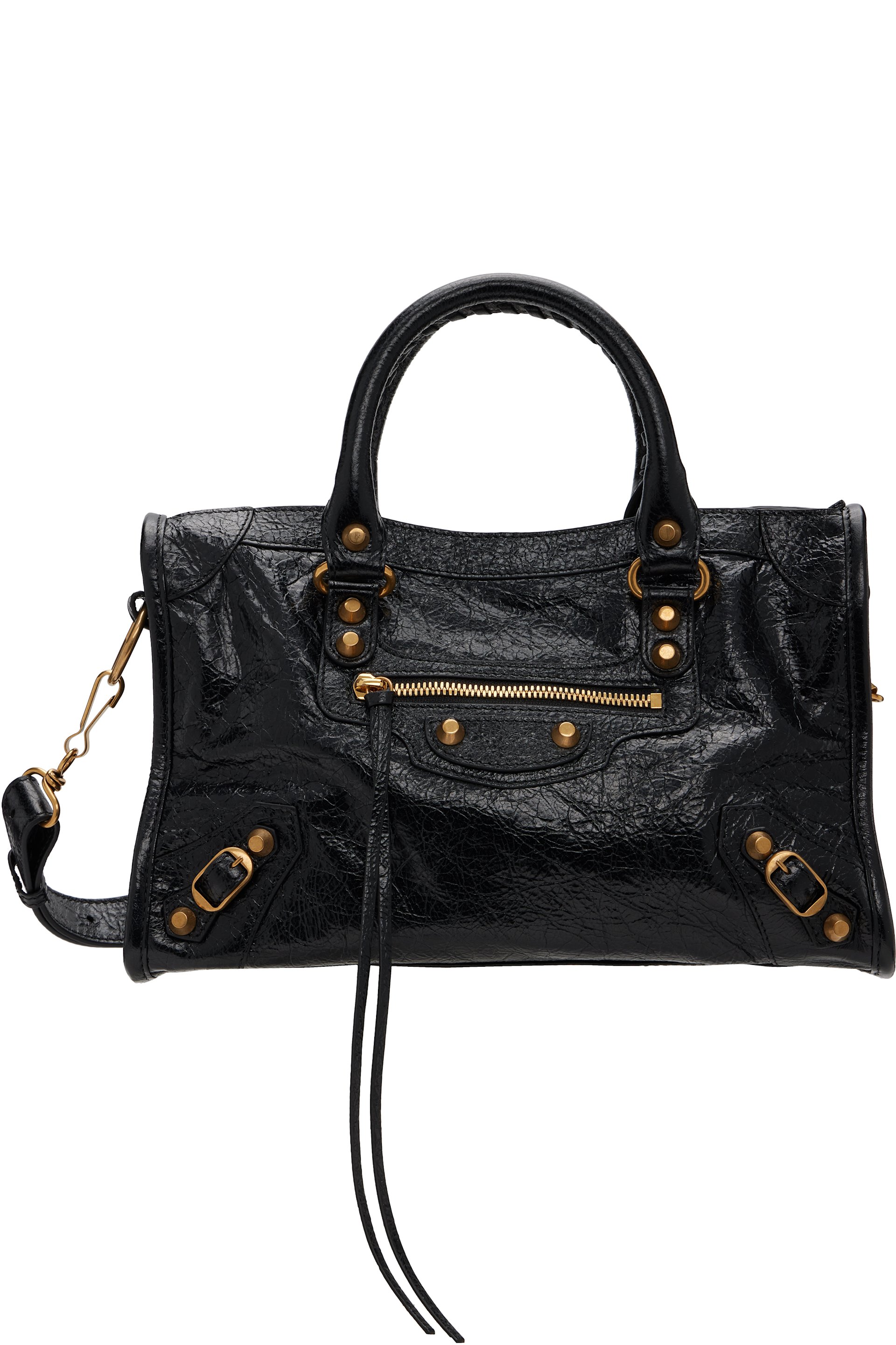 Balenciaga - 黑色 Le City Arena Lamb 手提包