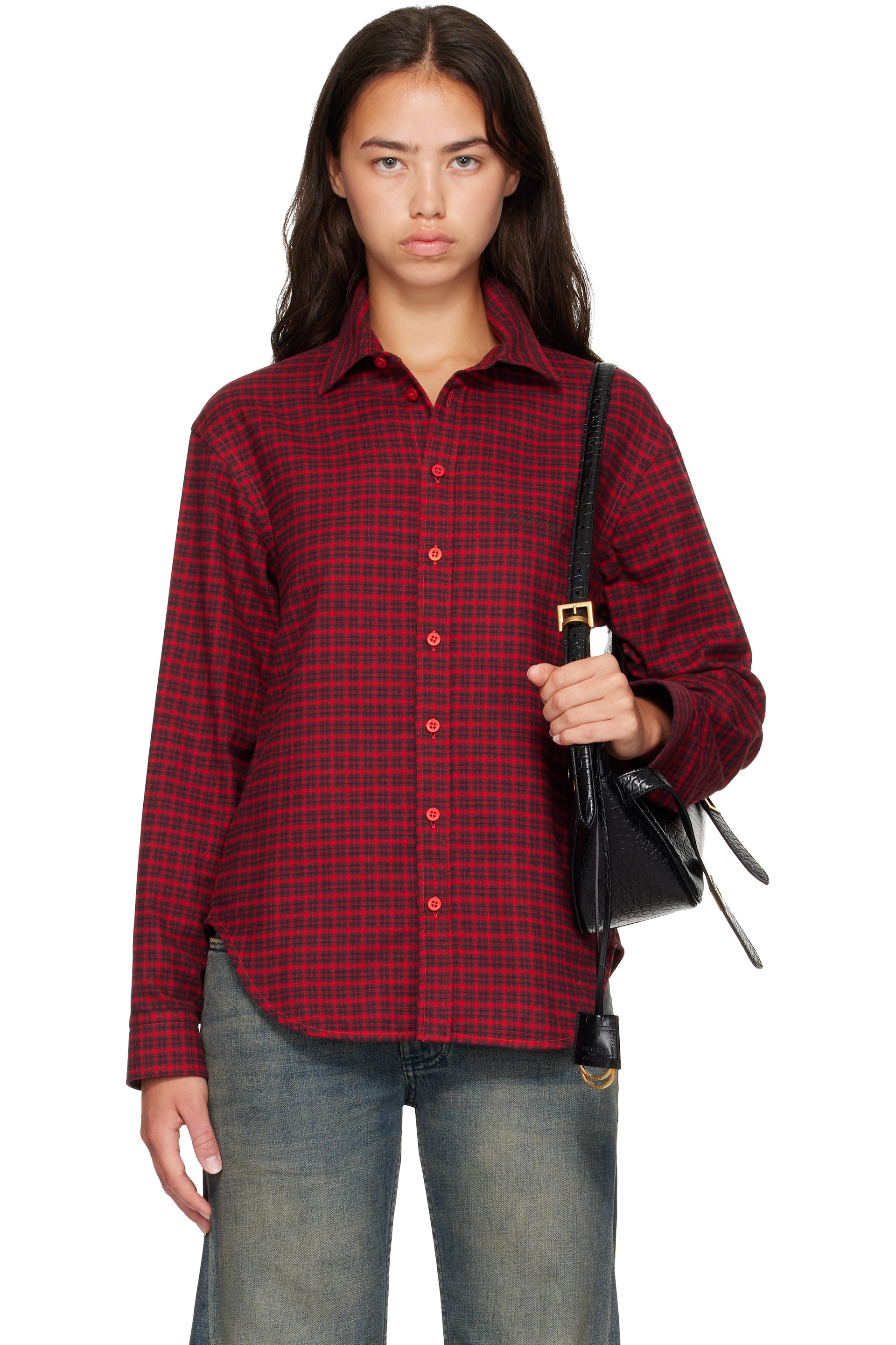Balenciaga - Red Standard Shirt