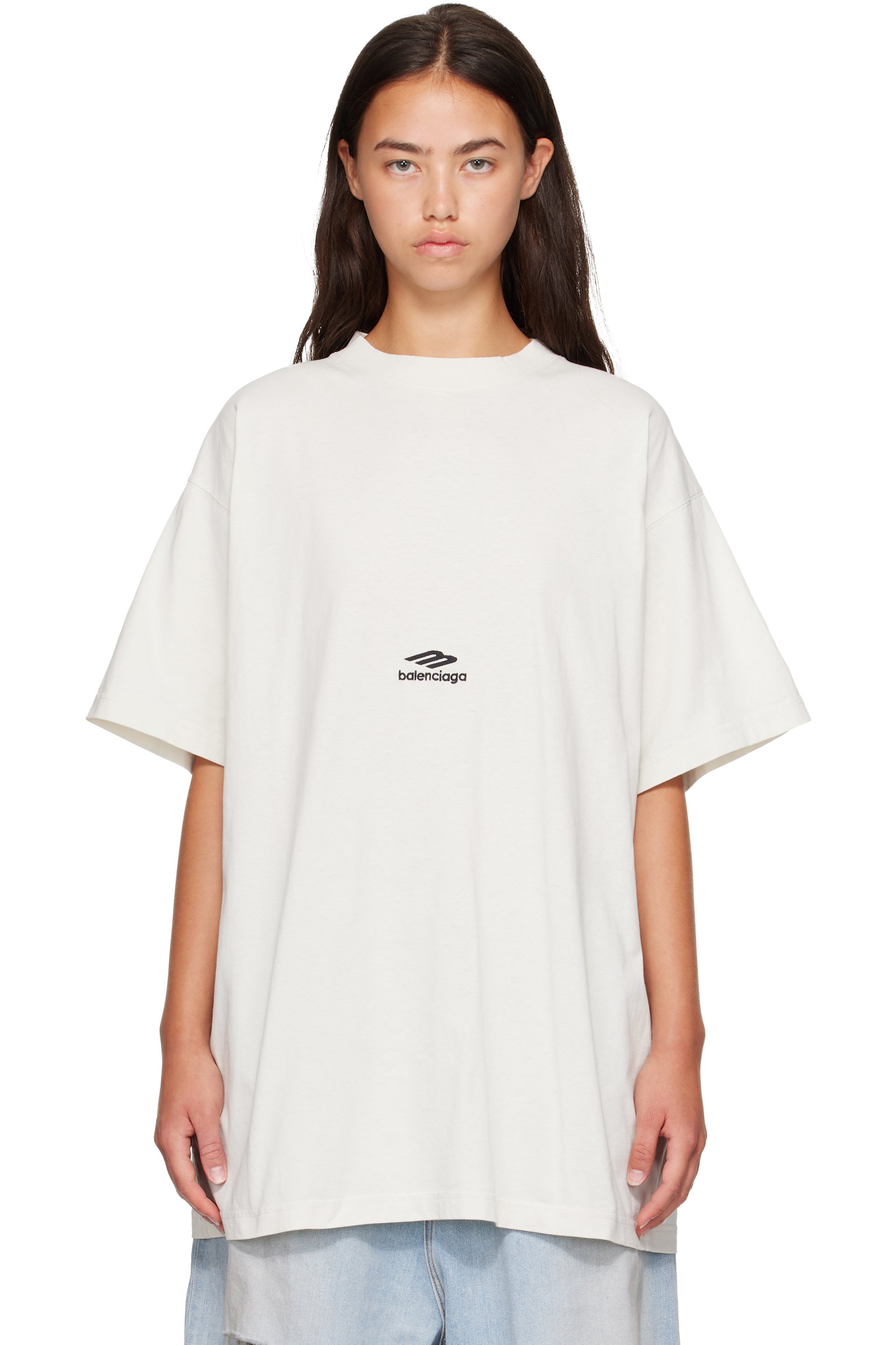 Balenciaga - Off-White Ski Oversized T-shirt