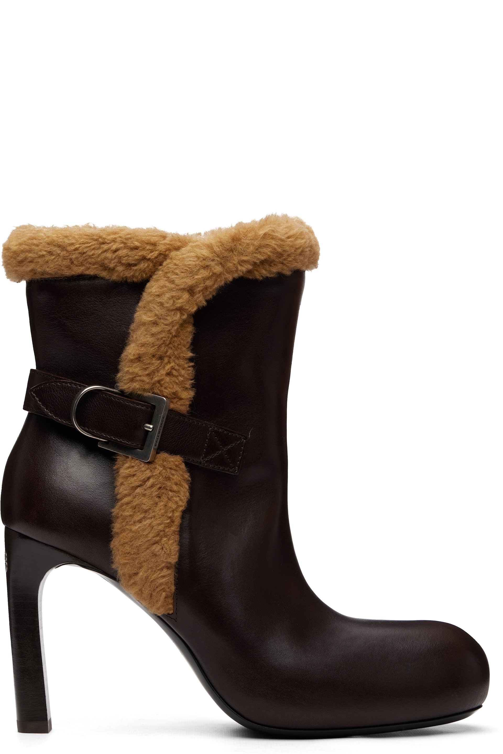 Balenciaga - Bottes Fargo brunes
