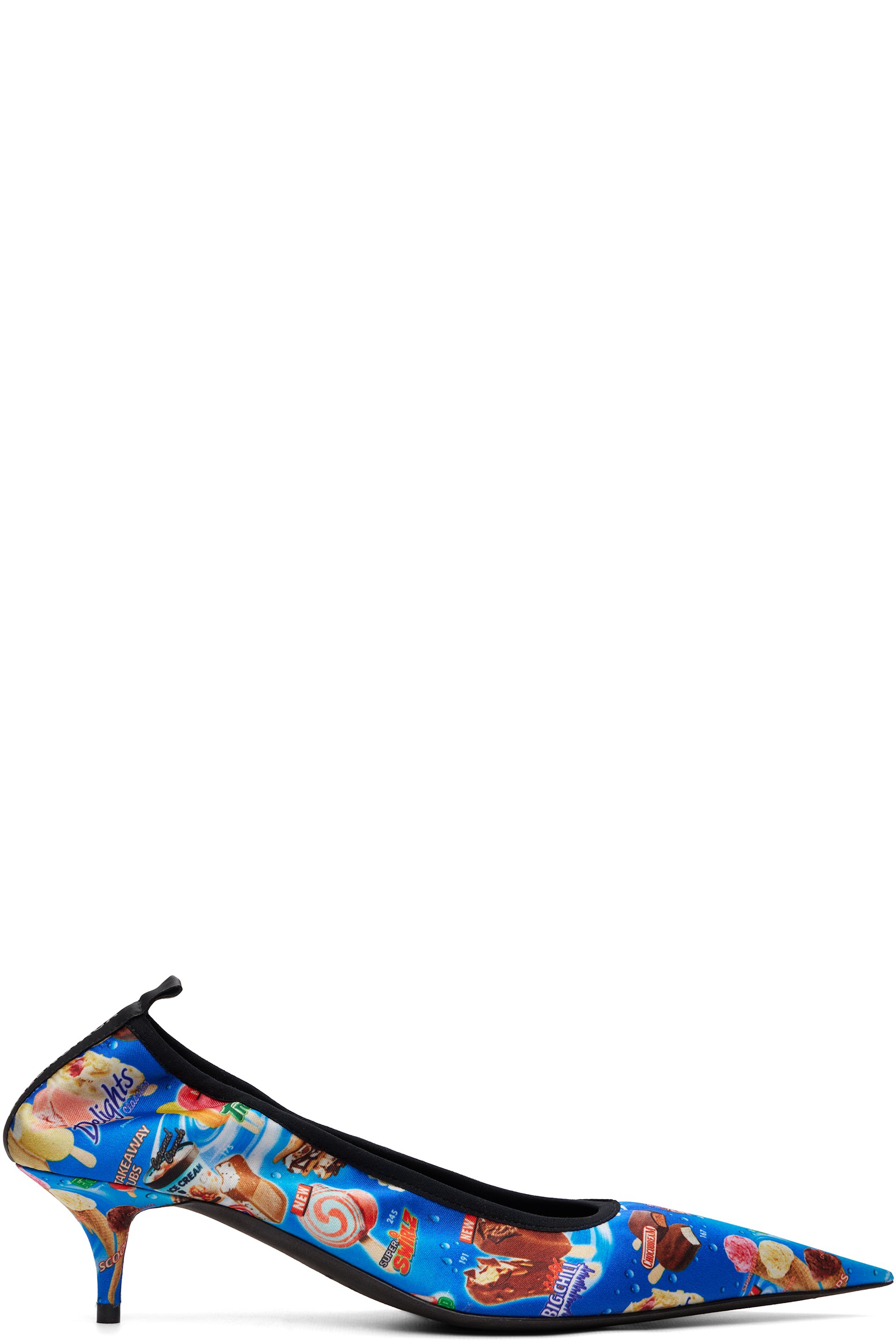 Balenciaga - Blue Avenue Scrunchie Heels