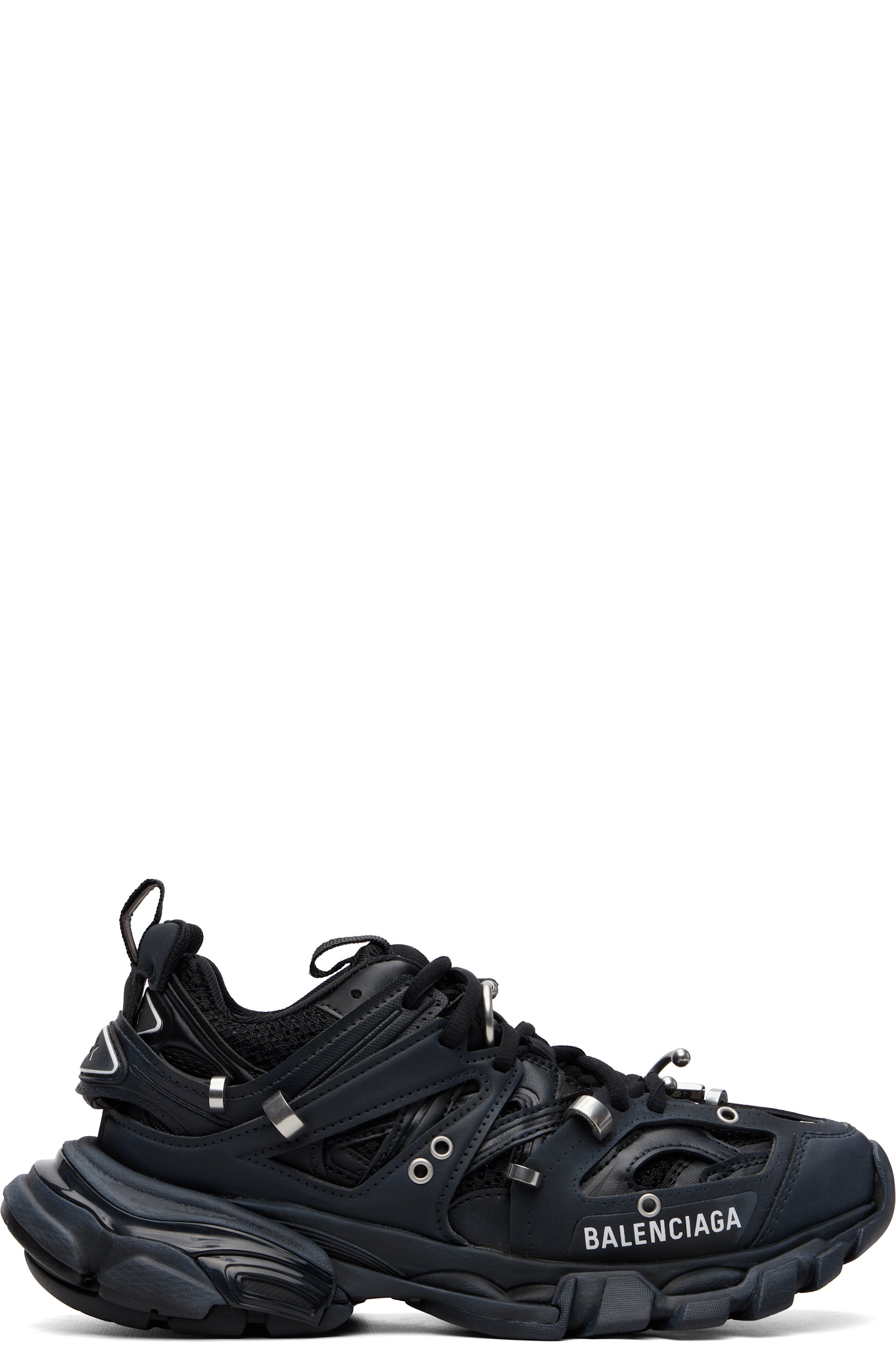 Balenciaga - Black Track Piercing Sneakers