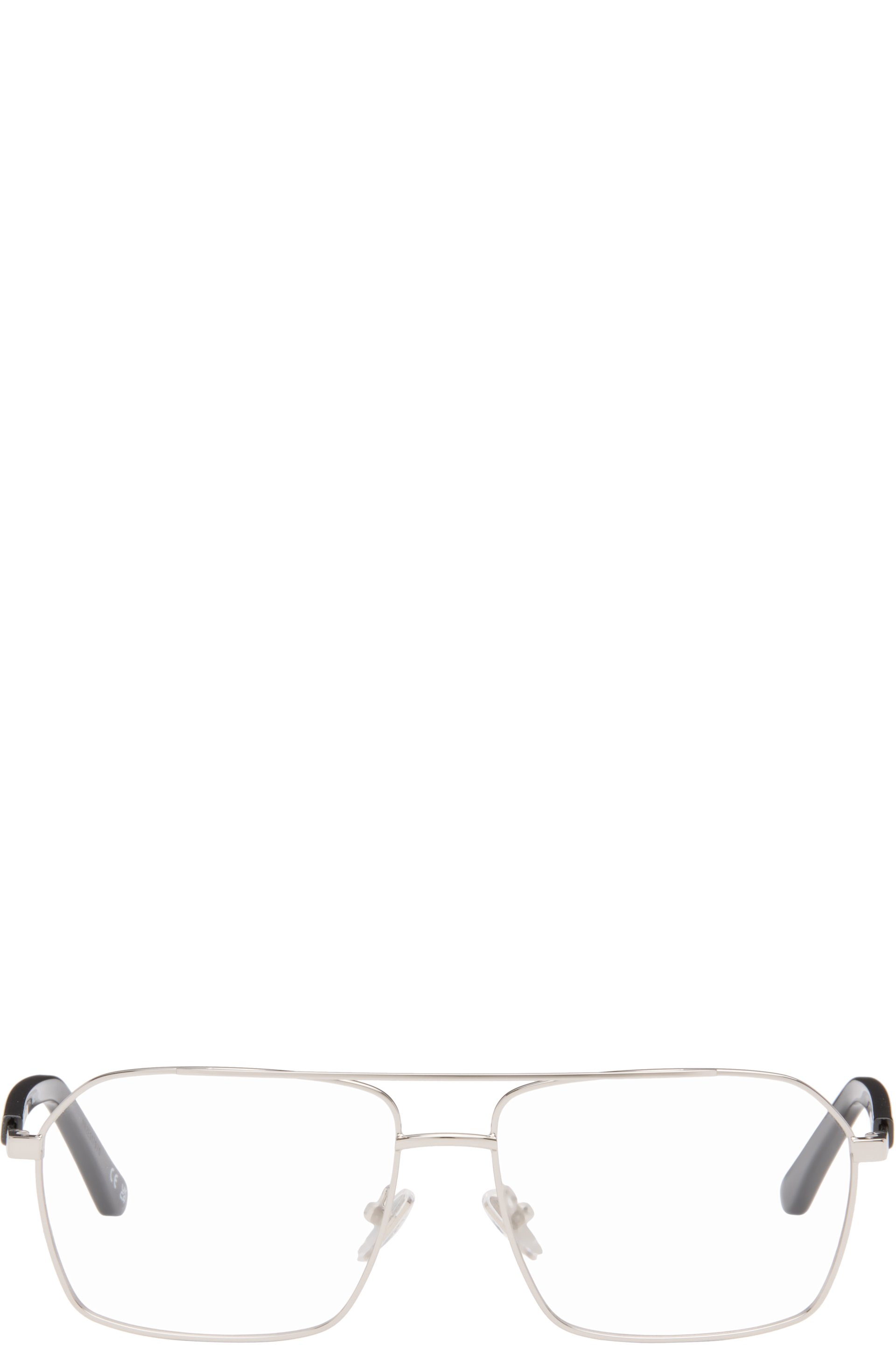 Balenciaga - Silver Aviator Glasses