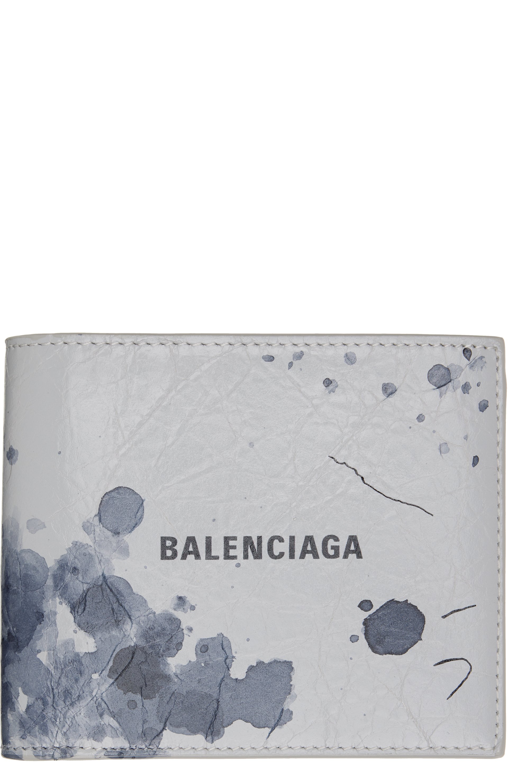 Balenciaga - Gray Cash Square Folded Coin Wallet