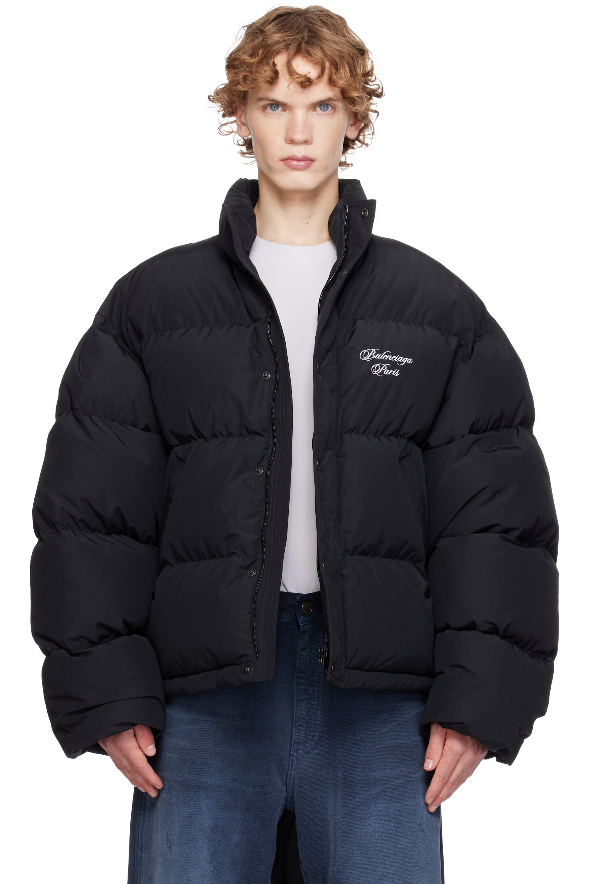 Balenciaga - Black Puffer Down Jacket