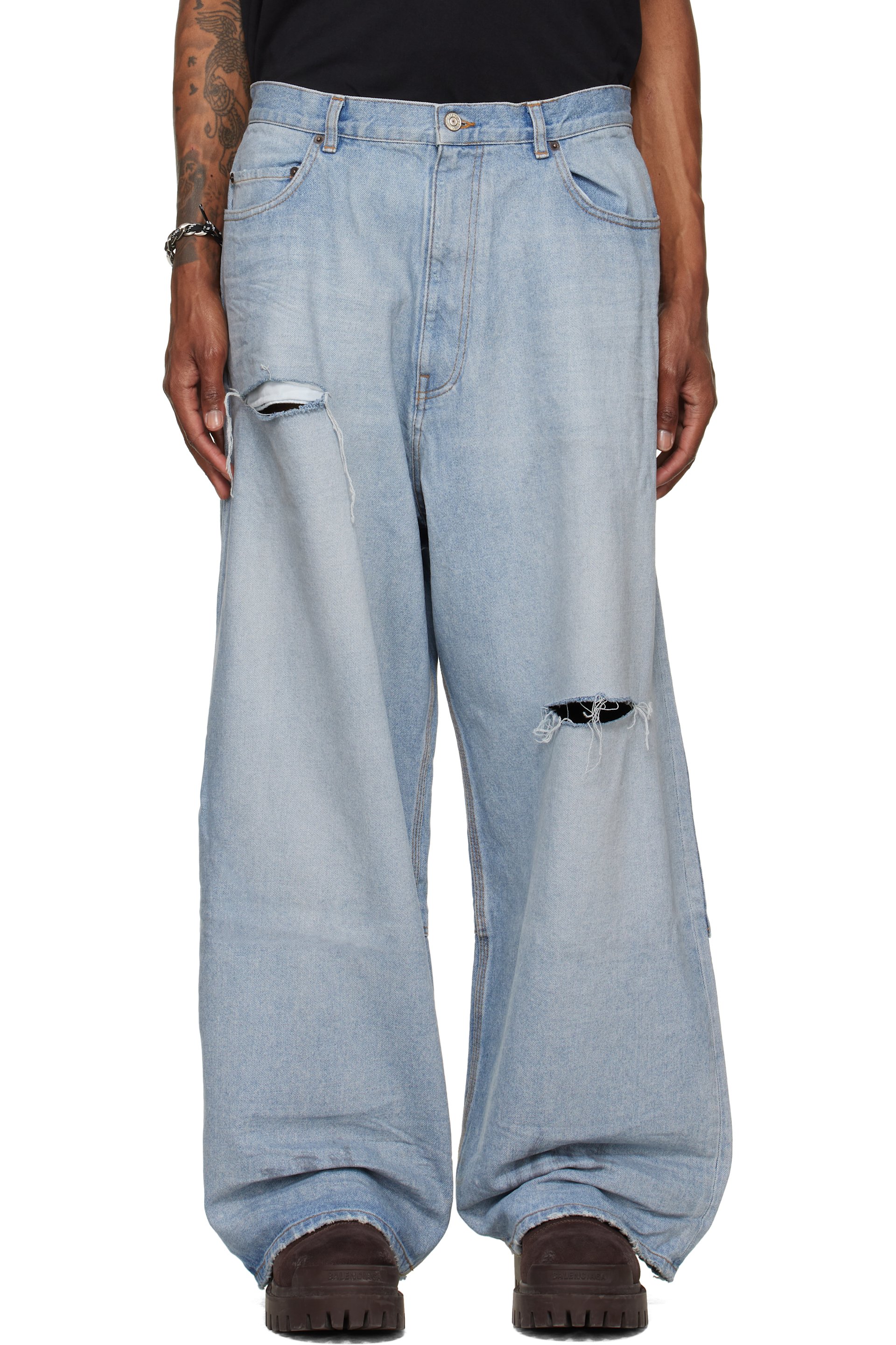 Balenciaga - Jean ample bleu