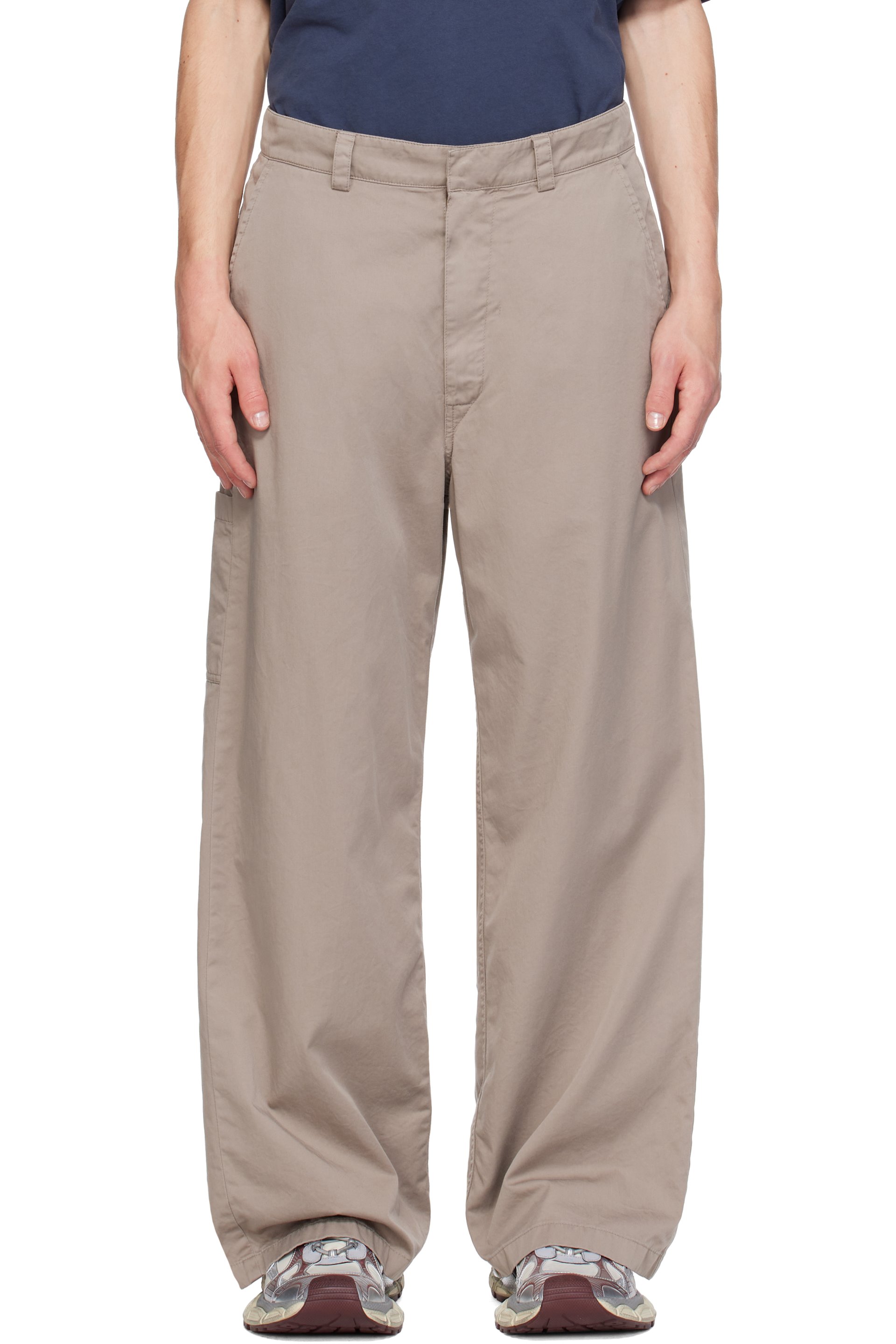 Balenciaga - Beige Workwear Trousers
