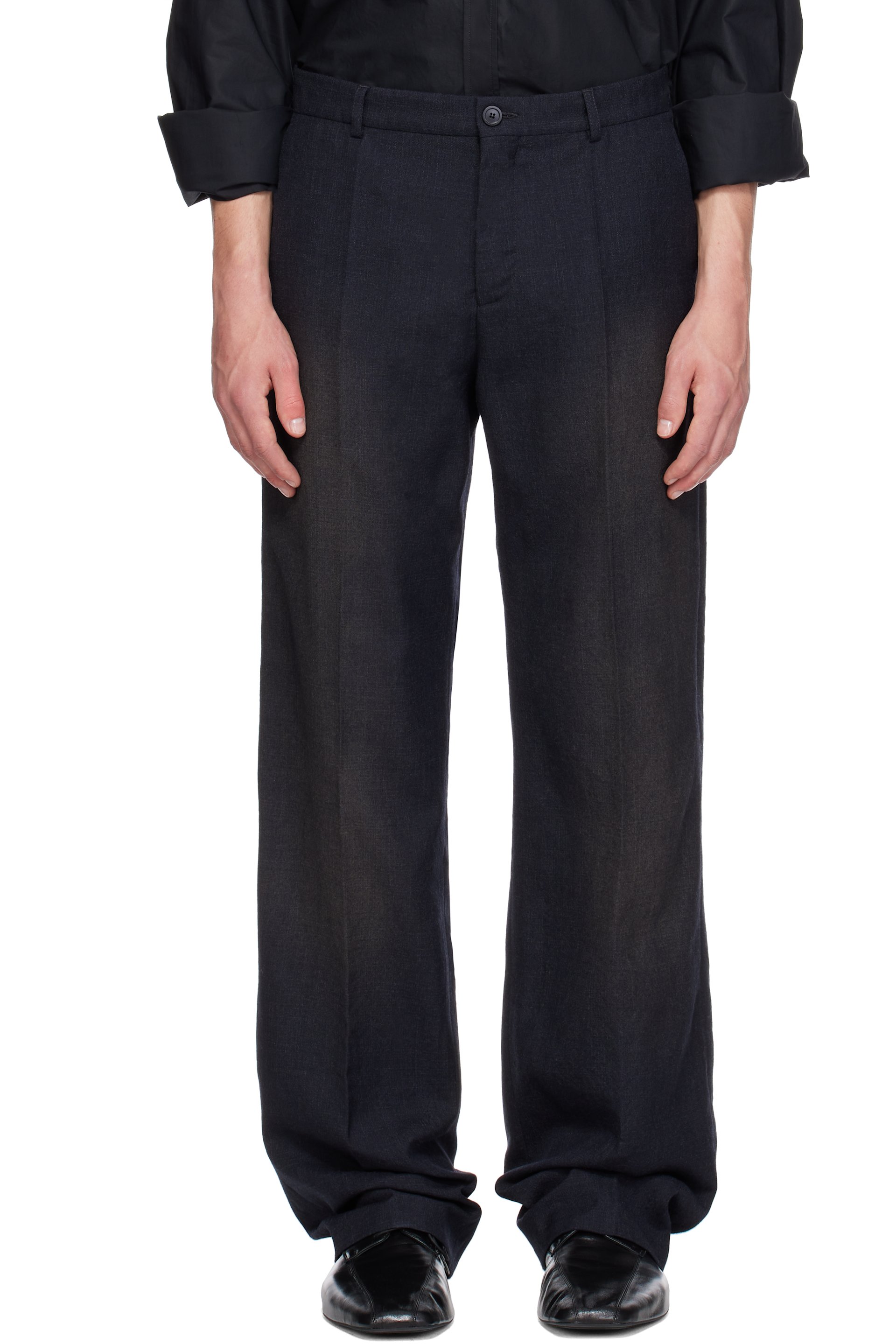Balenciaga - Gray Faded Tailored Trousers