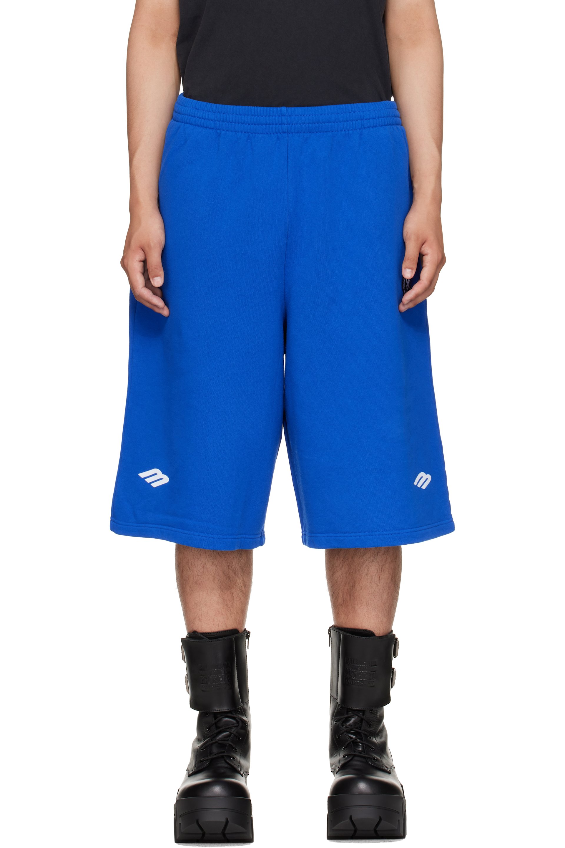 Balenciaga - Short de soccer 3B bleu