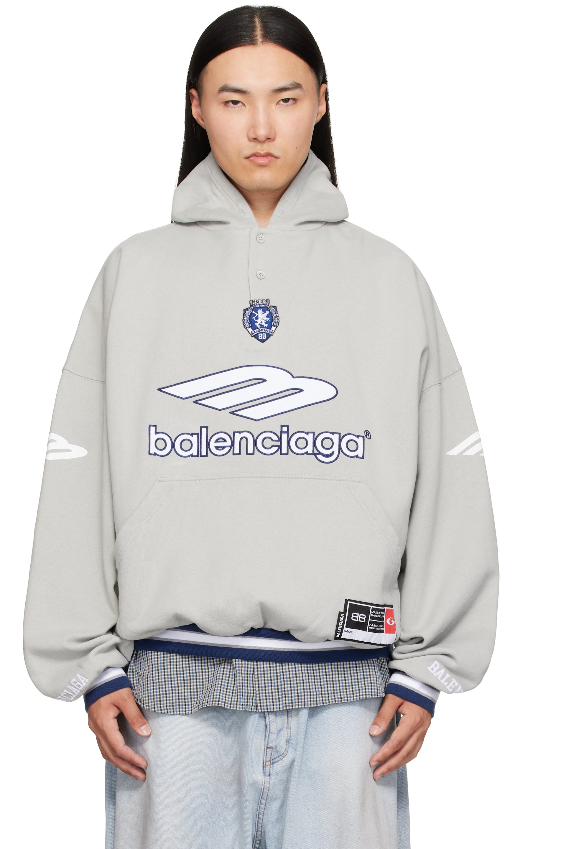 Balenciaga - Gray Polo Hoodie