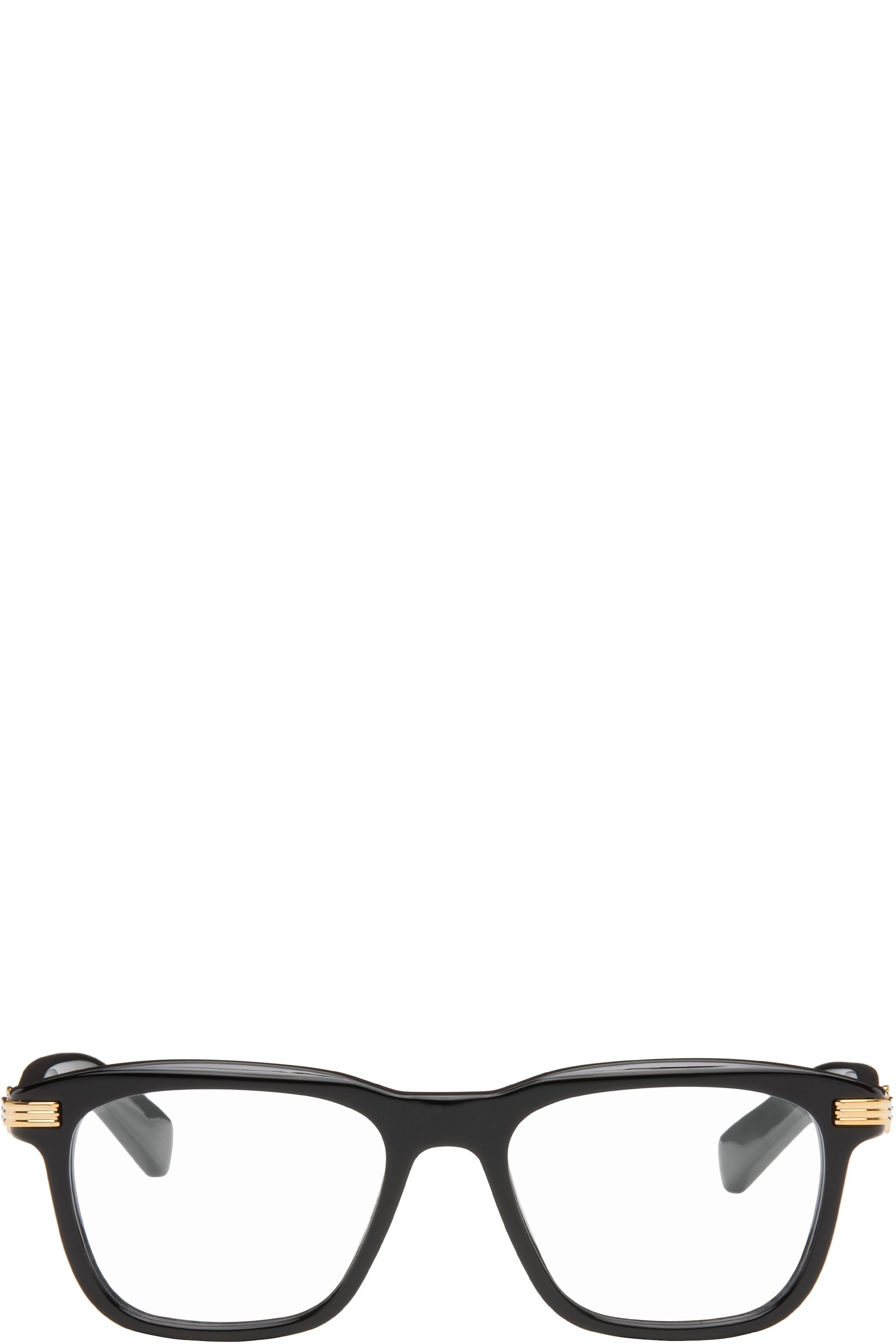 Cartier - Black Premiare Rectangular Acetate Glasses