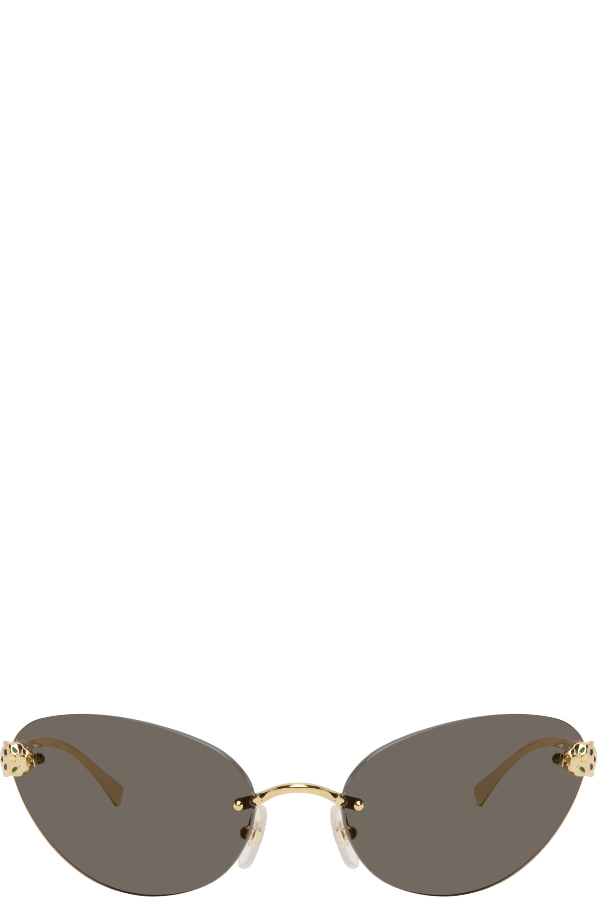 Cartier - Lunettes de soleil dorées - Panthère de Cartier