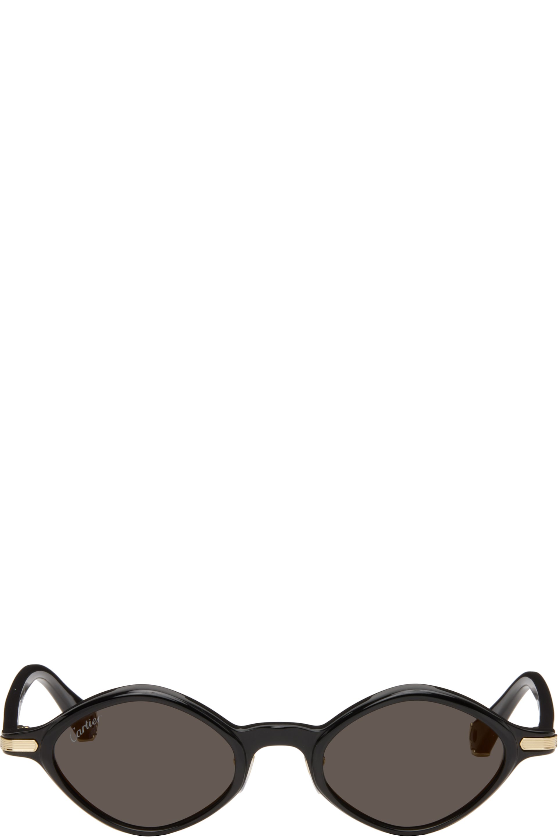 Cartier - Lunettes de soleil noires - Signature C