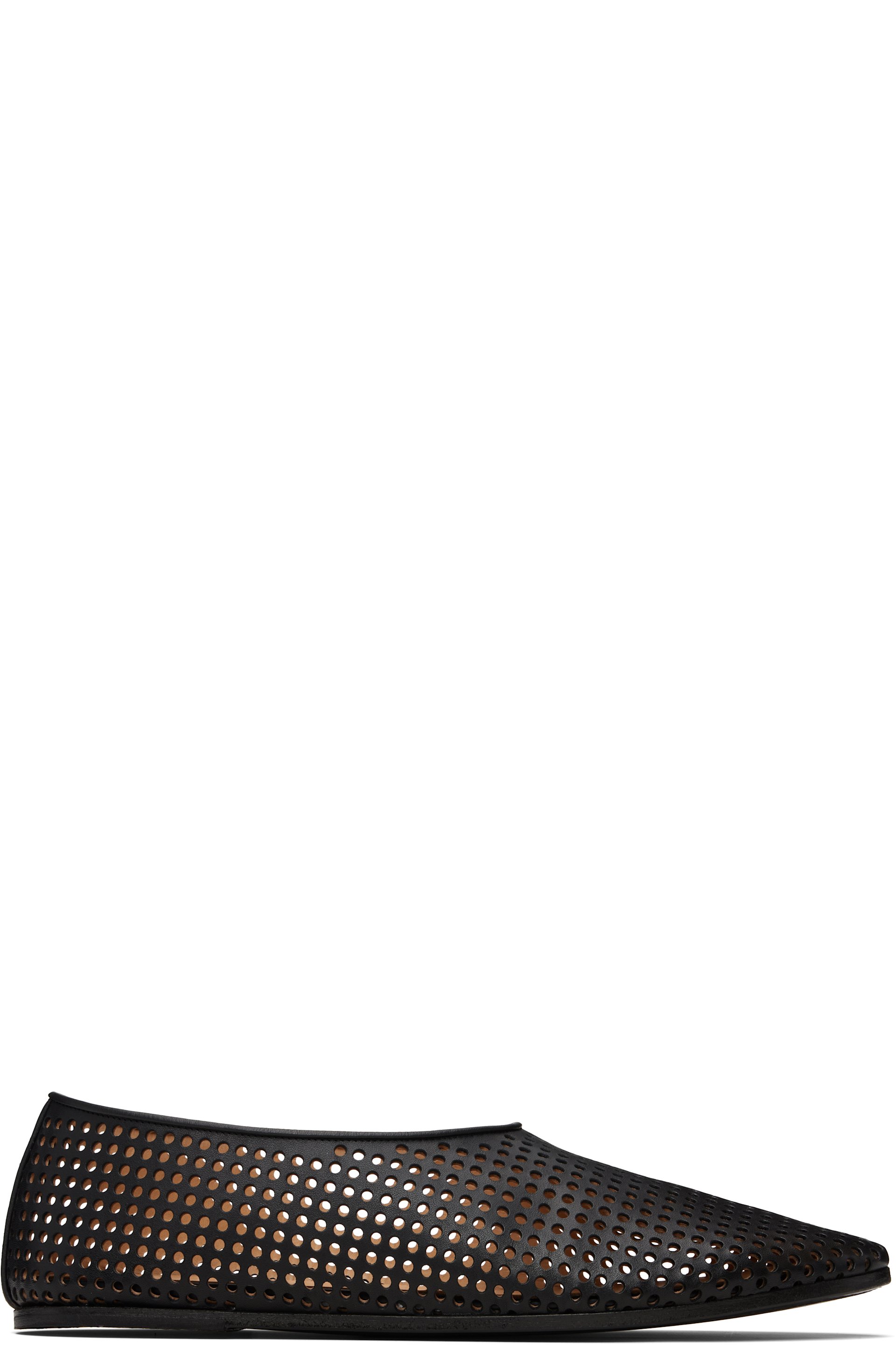 Marsèll - Black Coltellaccio Forata Ballerina Loafers