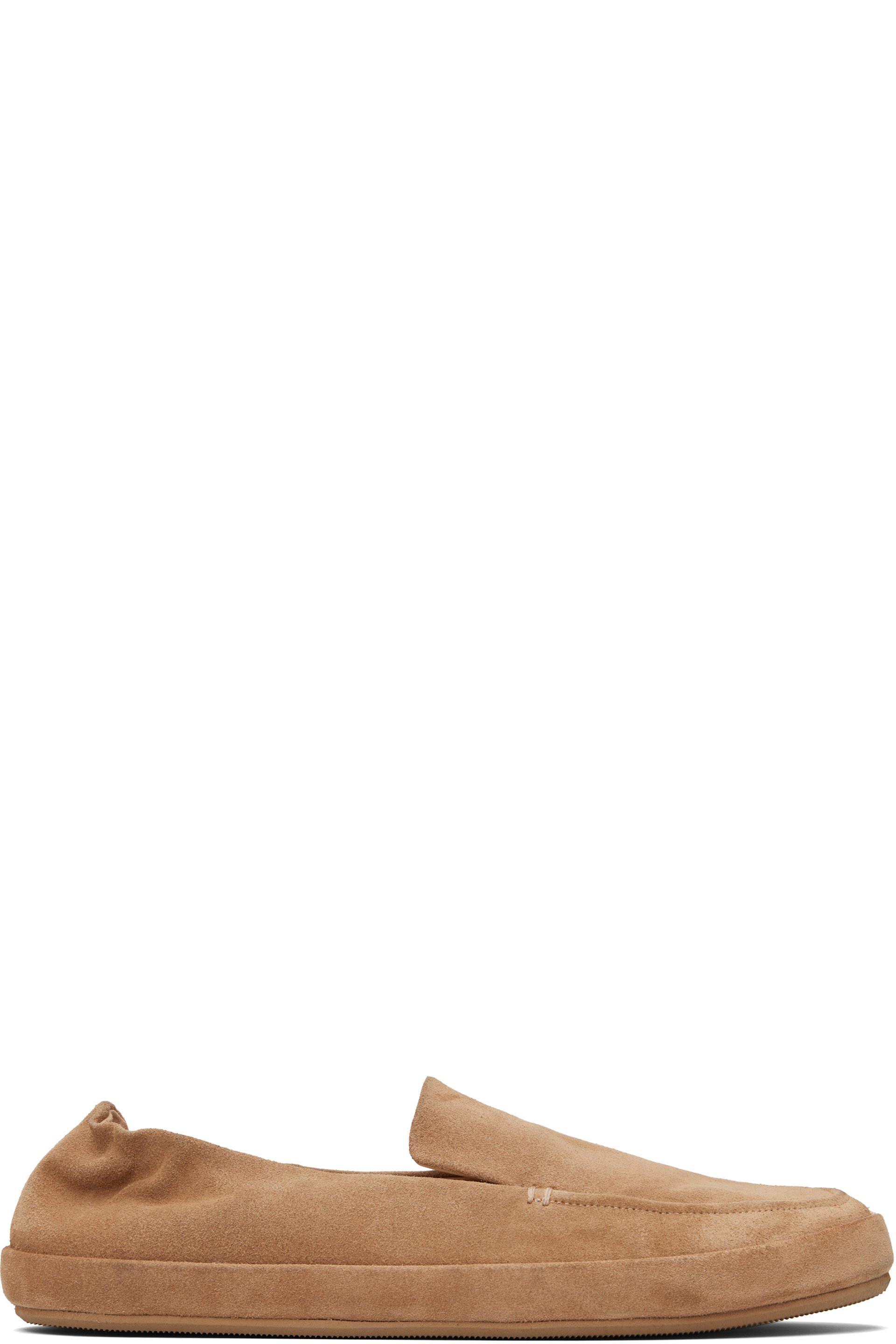 Marsèll - Tan Scatopelle Suede Loafers