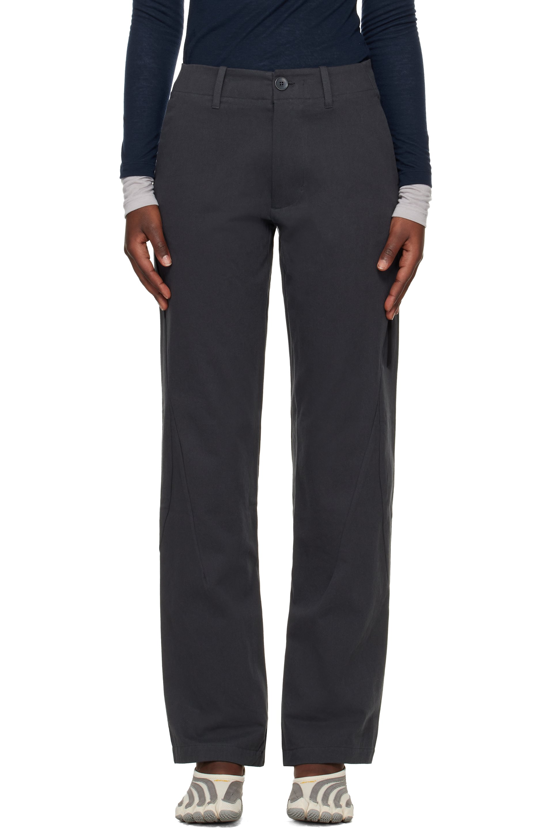 POST ARCHIVE FACTION (PAF) - Pantalon Stream Gray