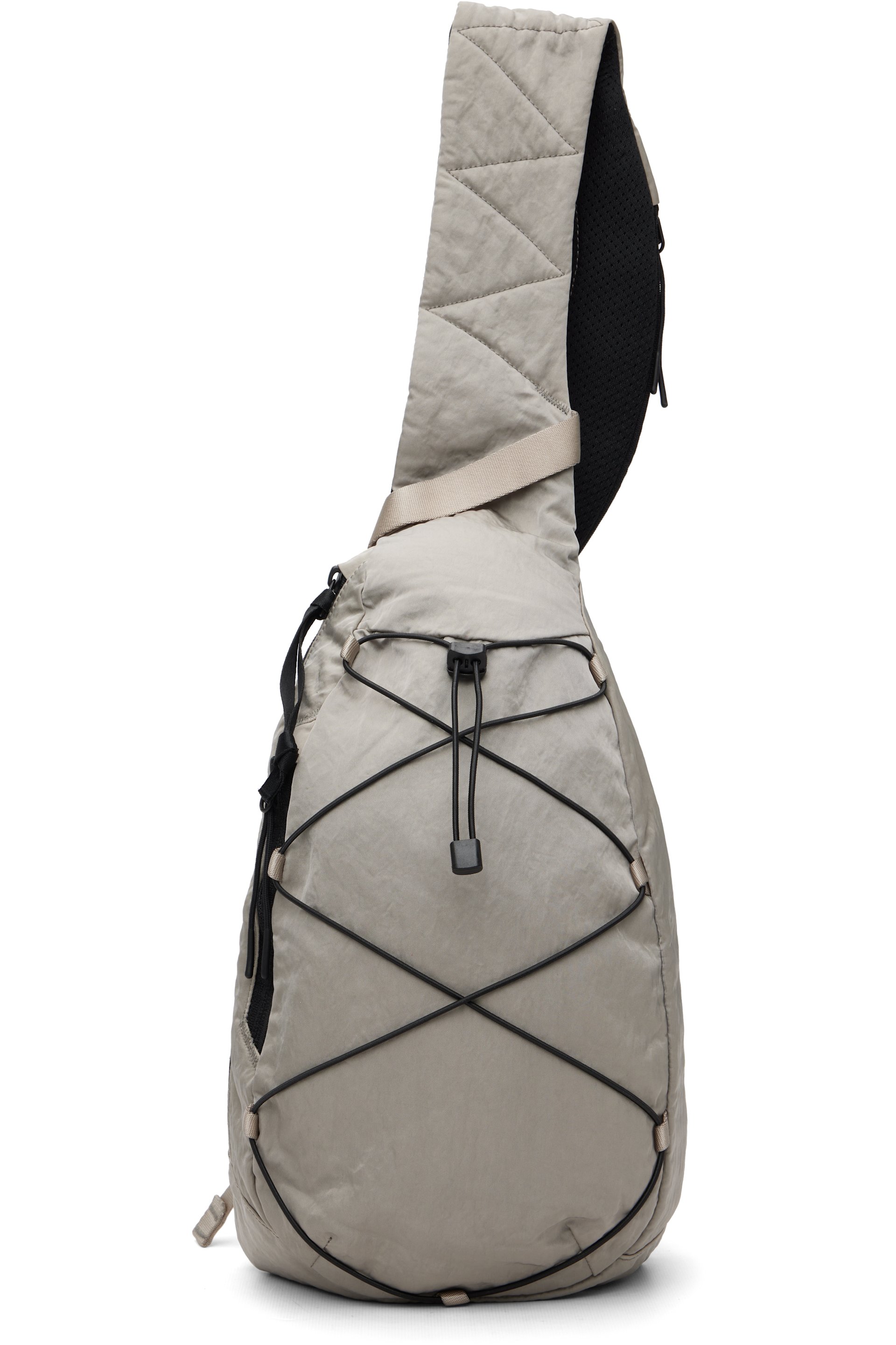 C.P. Company - Sac à dos gris en Nylon B à bandoulière