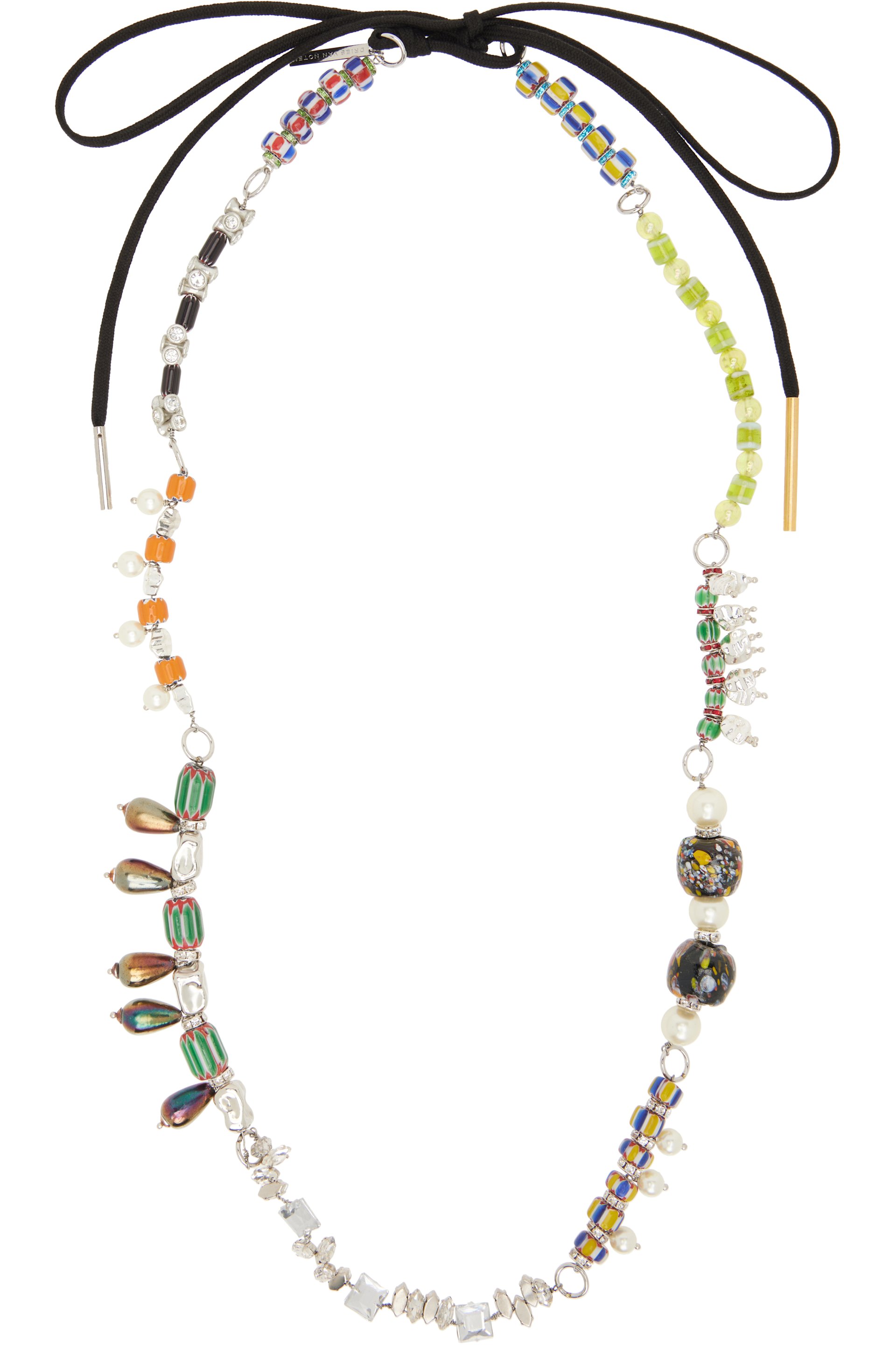 Dries Van Noten ネックレス Dries Van Noten: Charm Lace Necklace | SSENSE