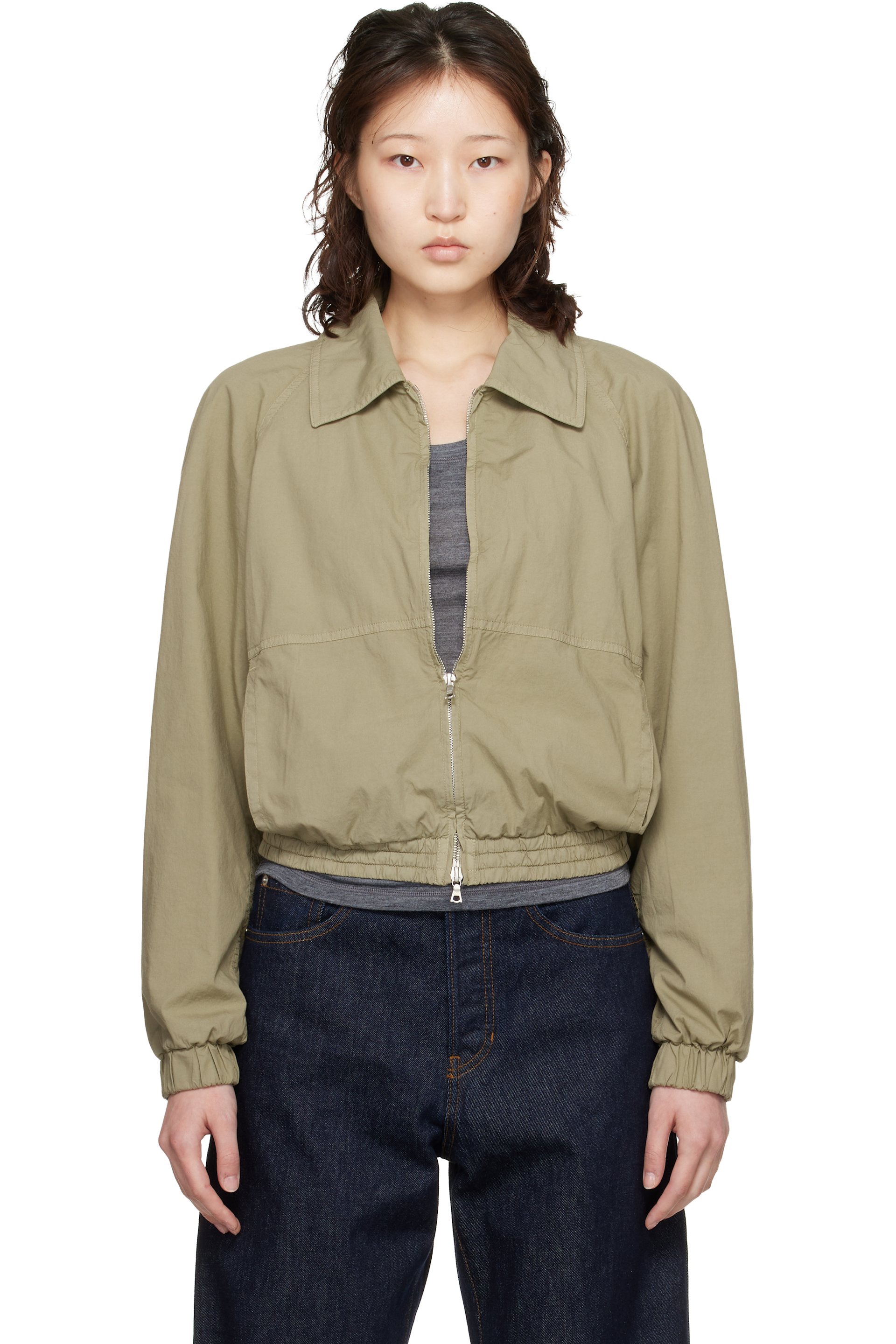 Dries Van Noten - Blouson beige en coton