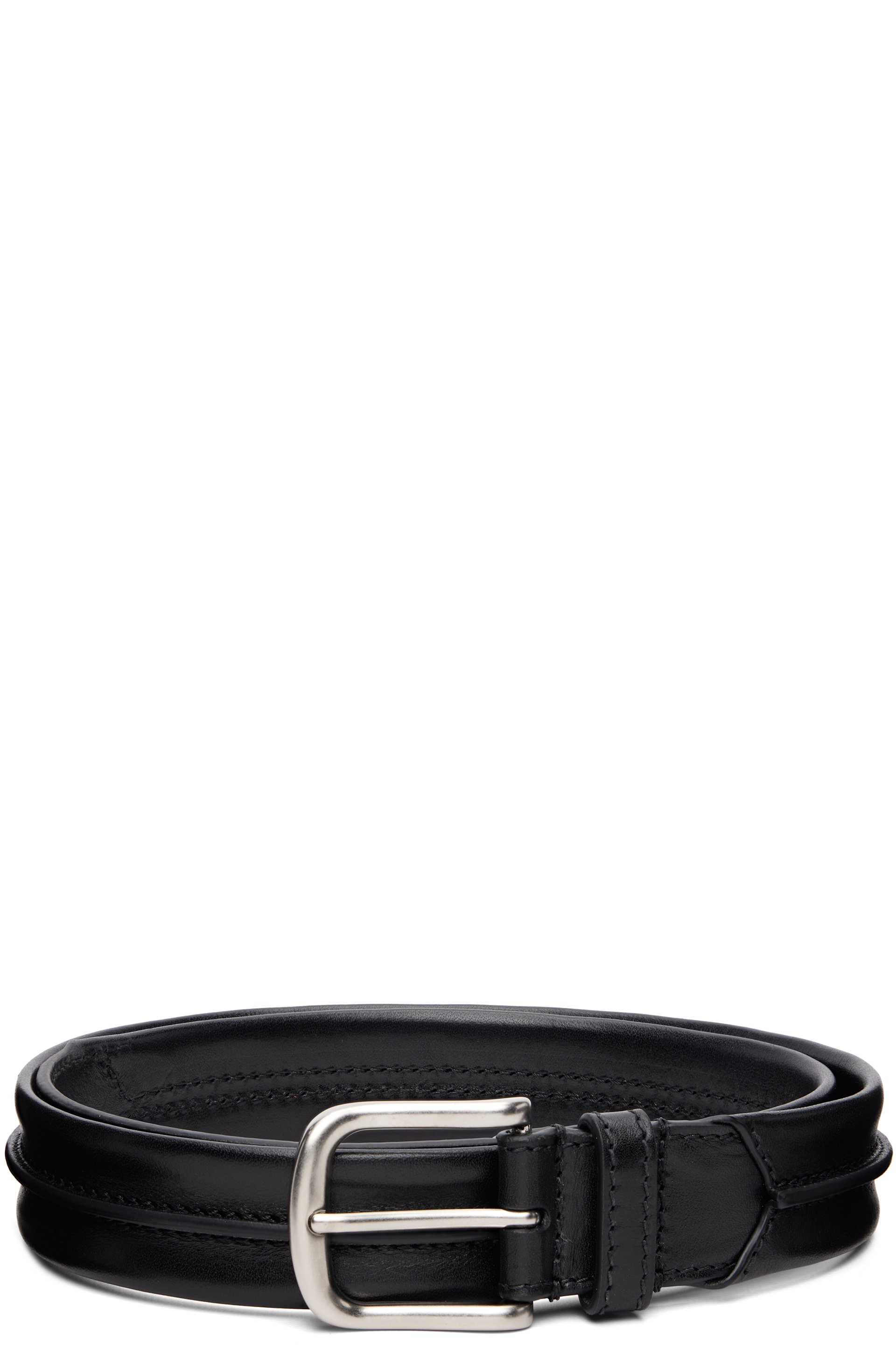 ドリスヴァンノッテン バックルレス 結びベルト ラップベルト レザー 黒 85 Dries Van Noten(ドリス ヴァン ノッテン) ベルト(メンズ) - ブランド