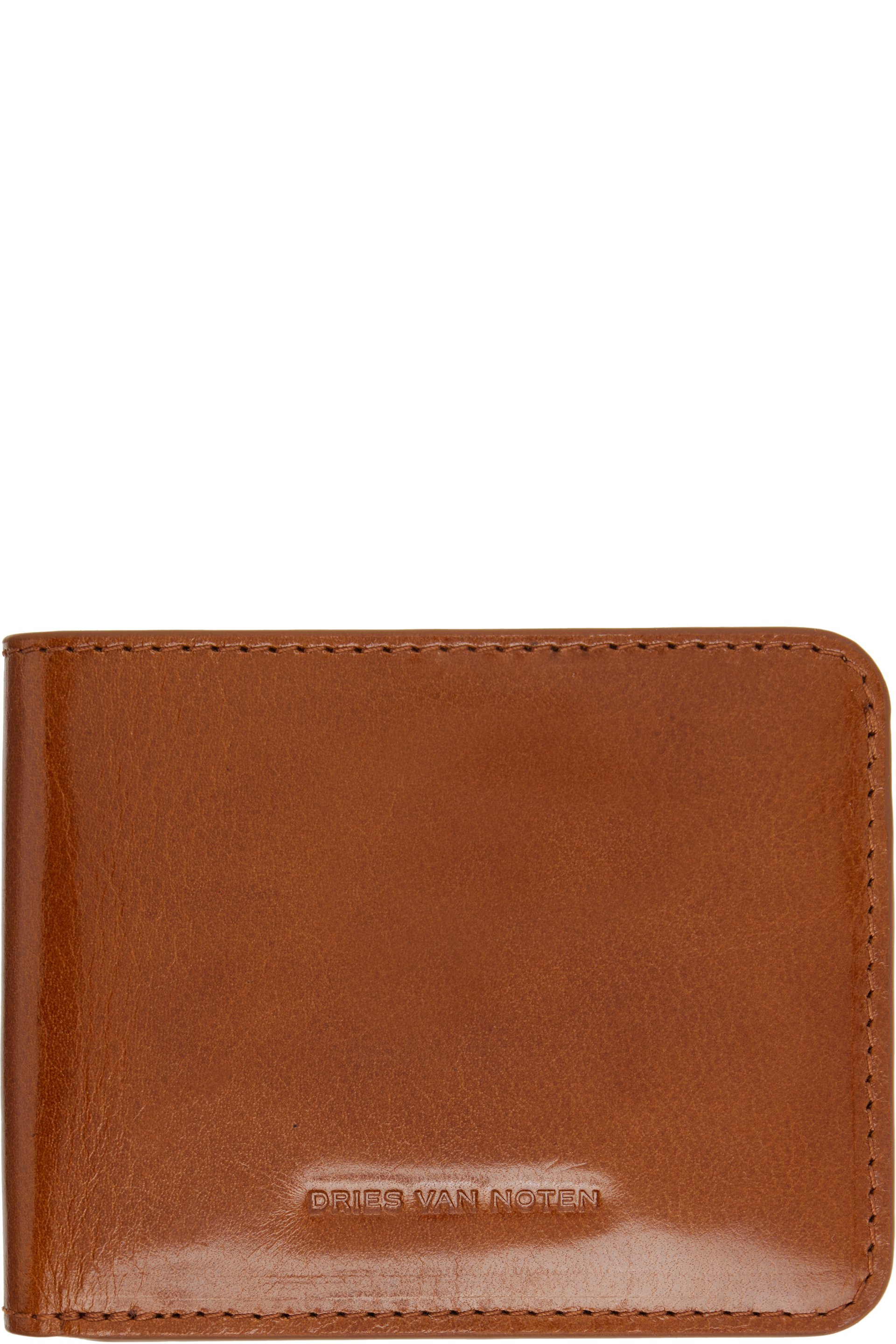Dries Van Noten - Brown Leather Wallet