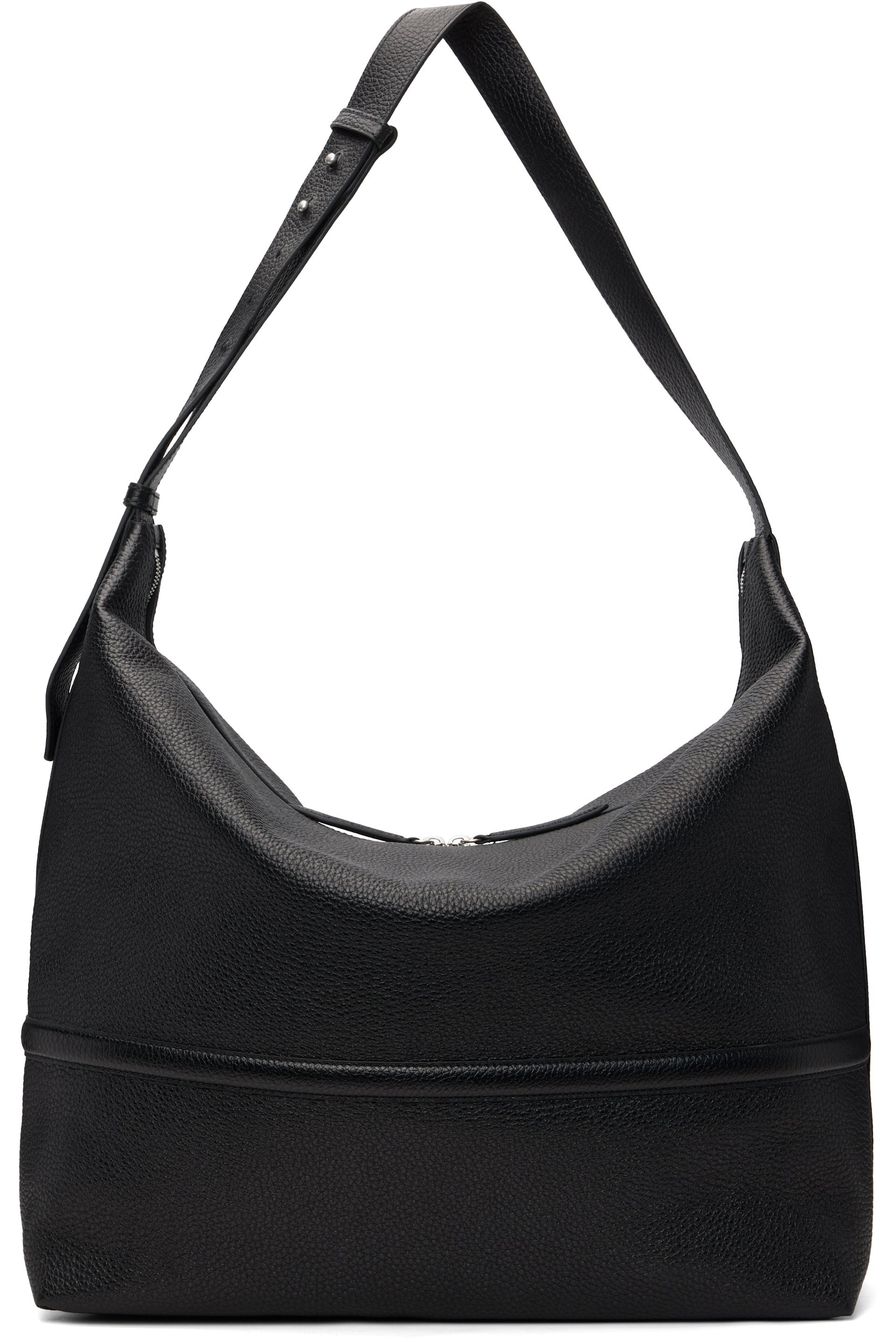 Dries Van Noten - Sac noir en cuir de veau