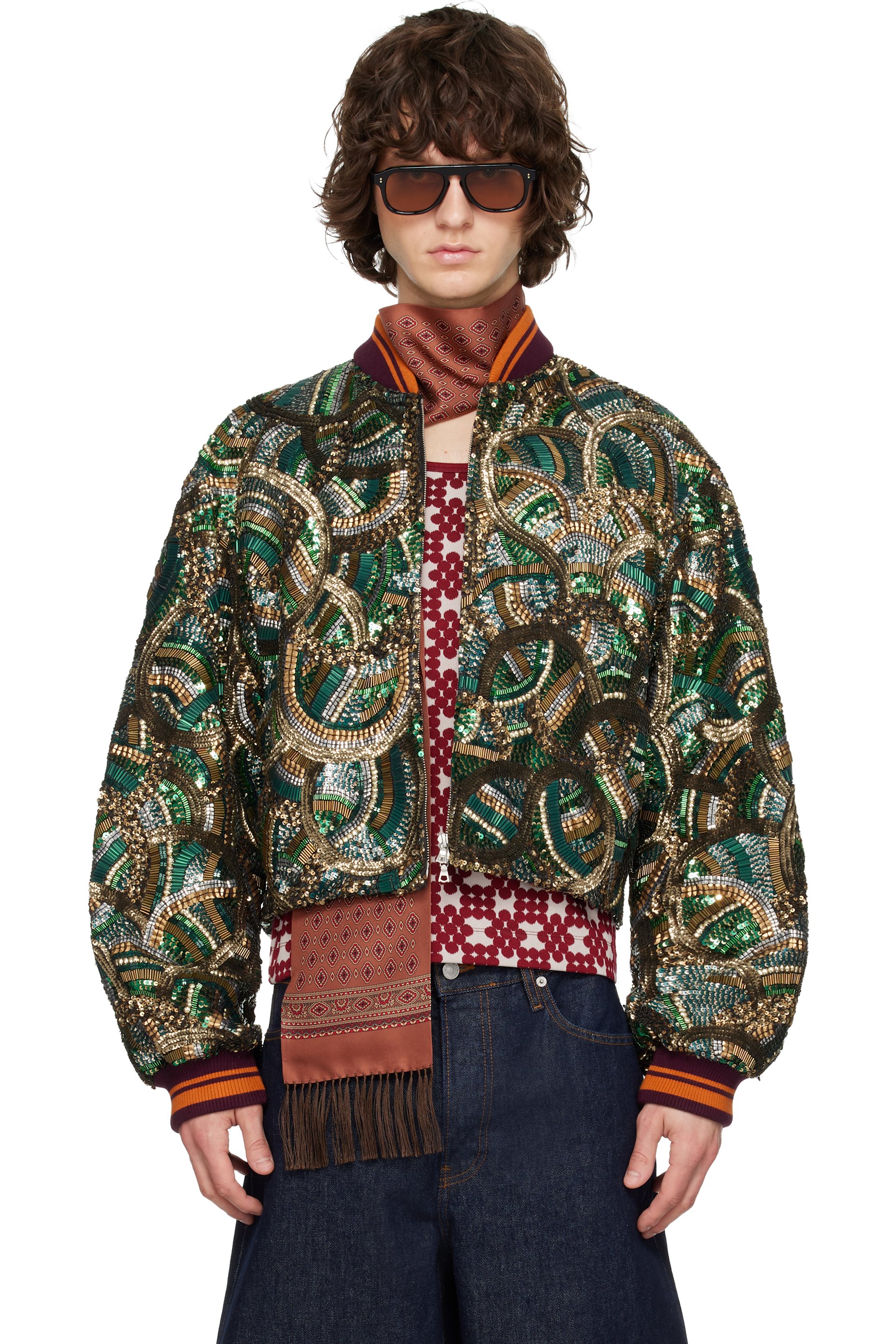 メンズ用 Dries Van Noten ボンバー | SSENSE 日本
