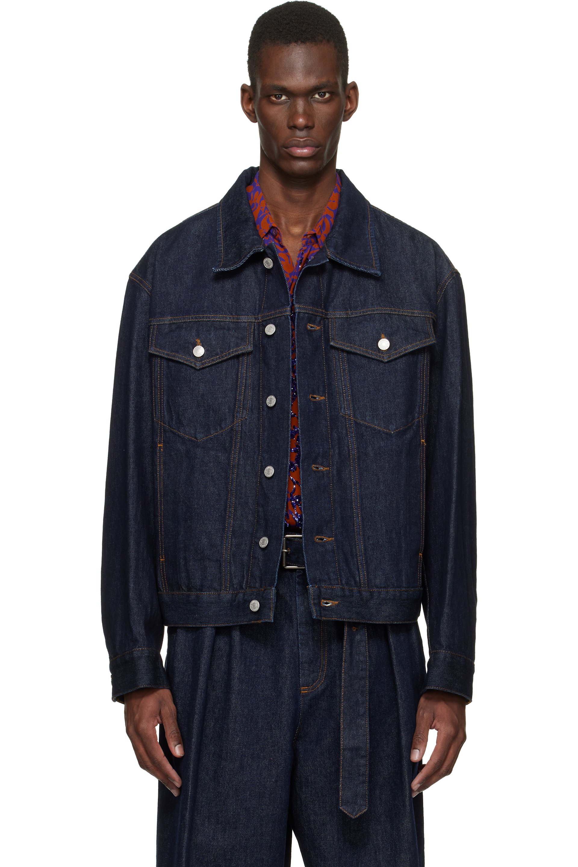 DRIES VAN NOTEN デニムコート メンズ用 Dries Van Noten ジャケット & コート | SSENSE 日本