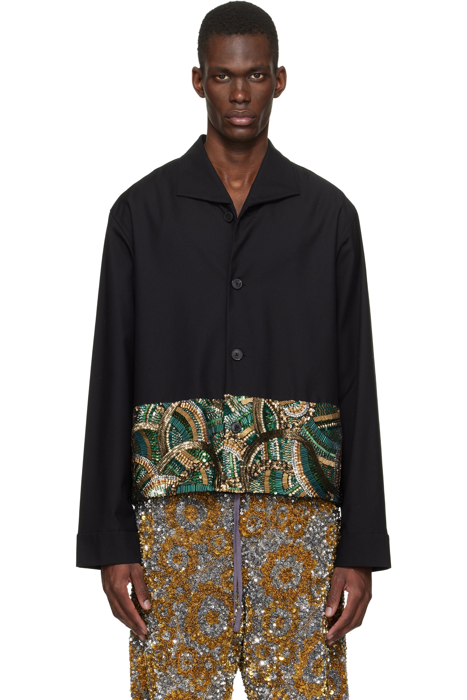 メンズ用 Dries Van Noten シャツ | SSENSE 日本