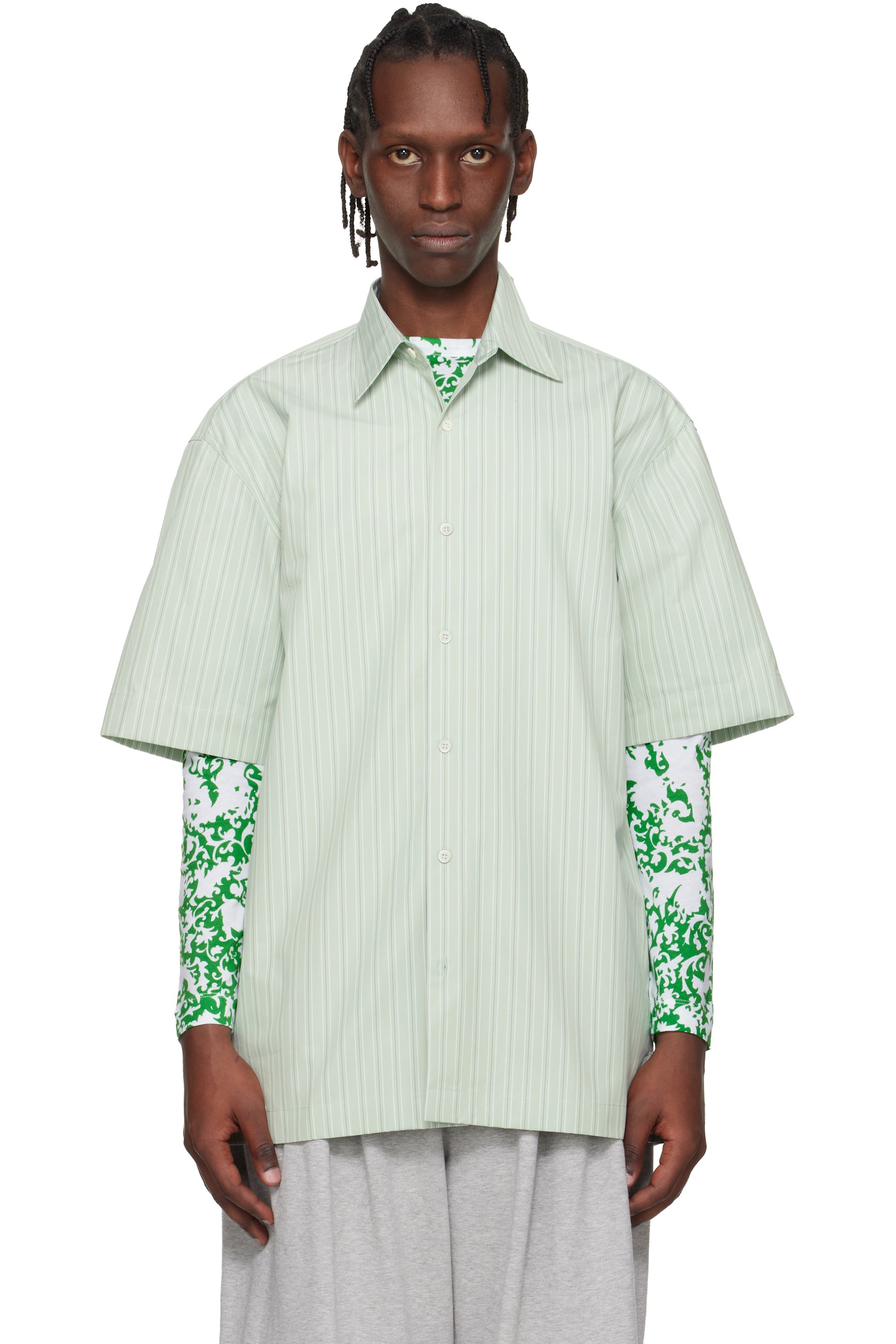 メンズ用 Dries Van Noten シャツ | SSENSE 日本
