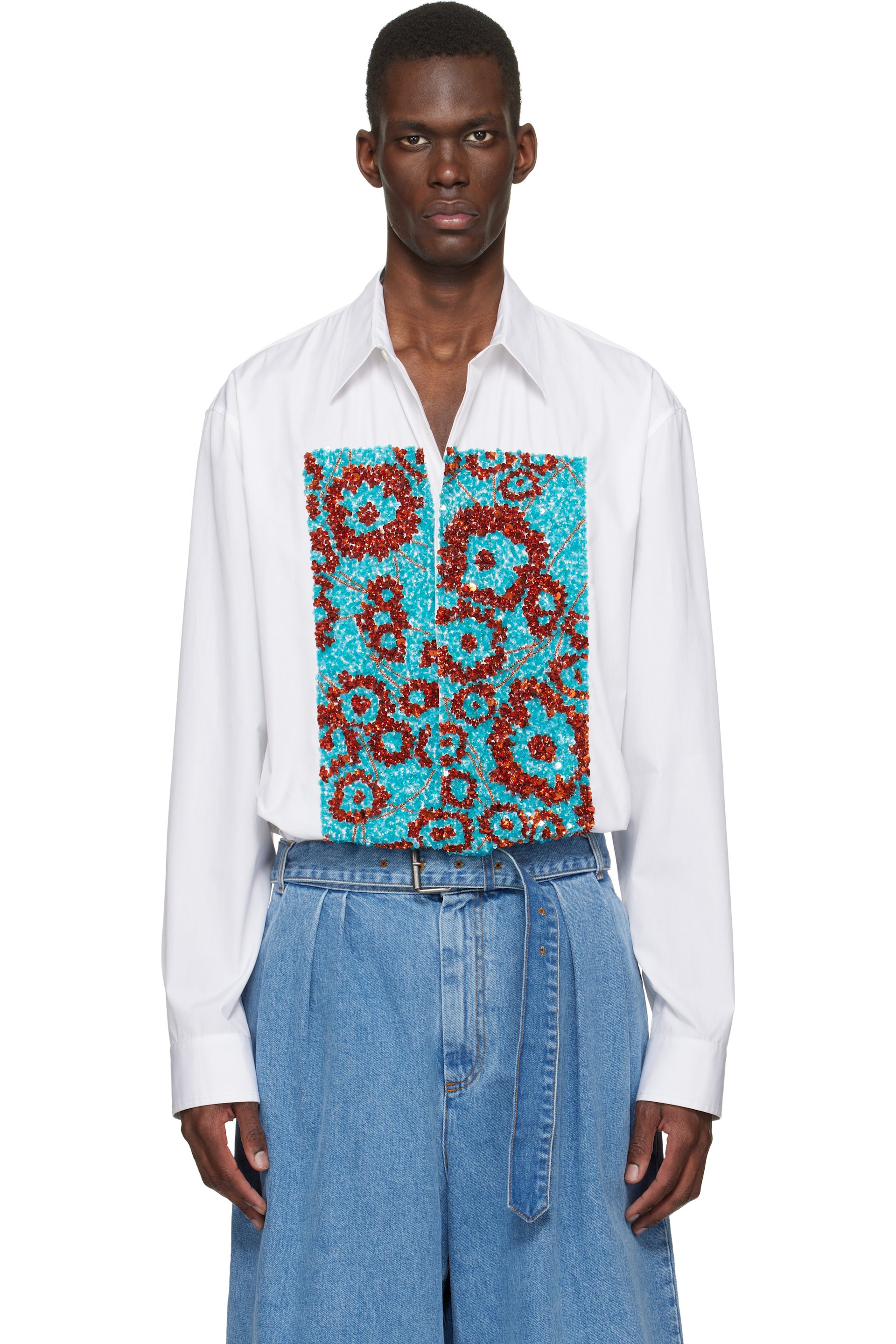 メンズ用 Dries Van Noten シャツ | SSENSE 日本