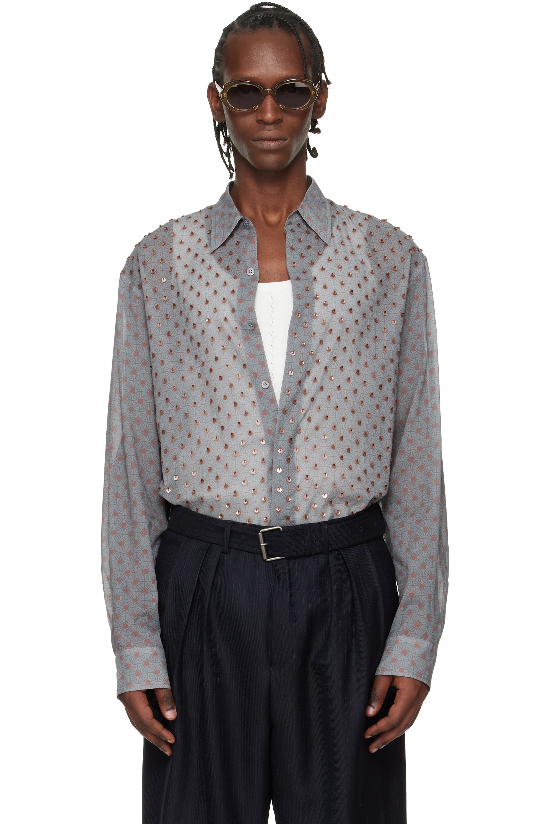 メンズ用 Dries Van Noten シャツ | SSENSE 日本