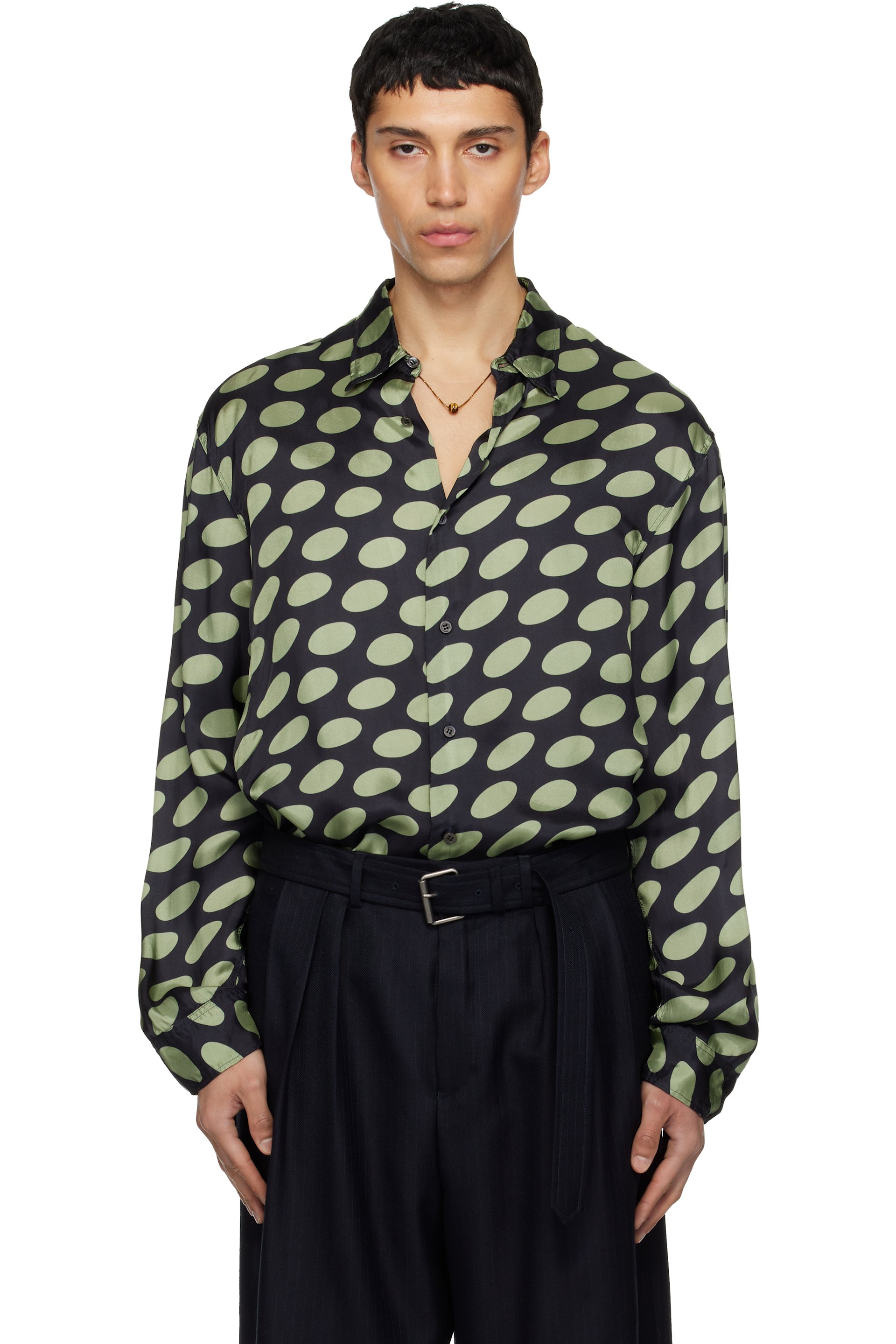メンズ用 Dries Van Noten シャツ | SSENSE 日本