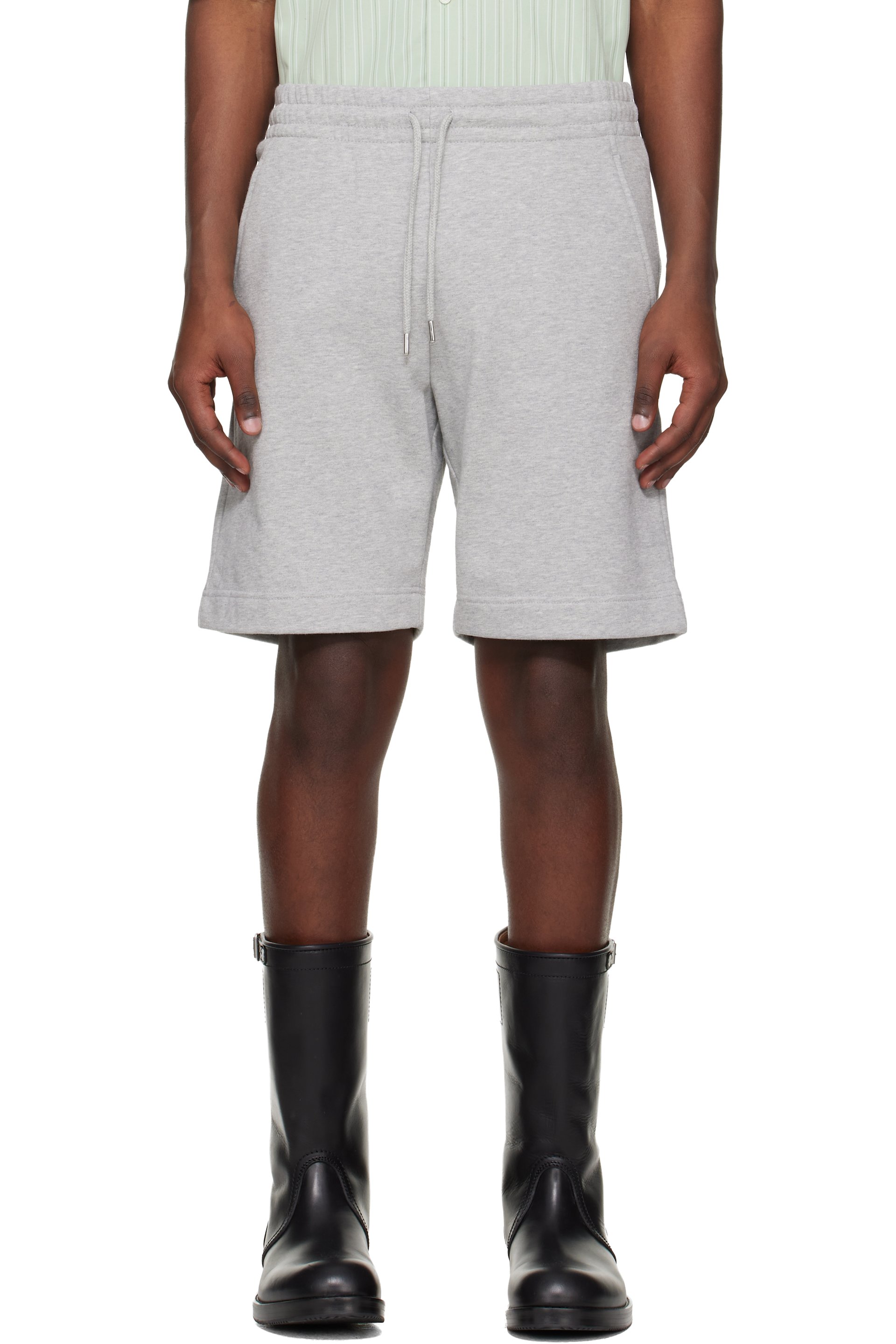 Dries Van Noten - Gray Drawstring Shorts