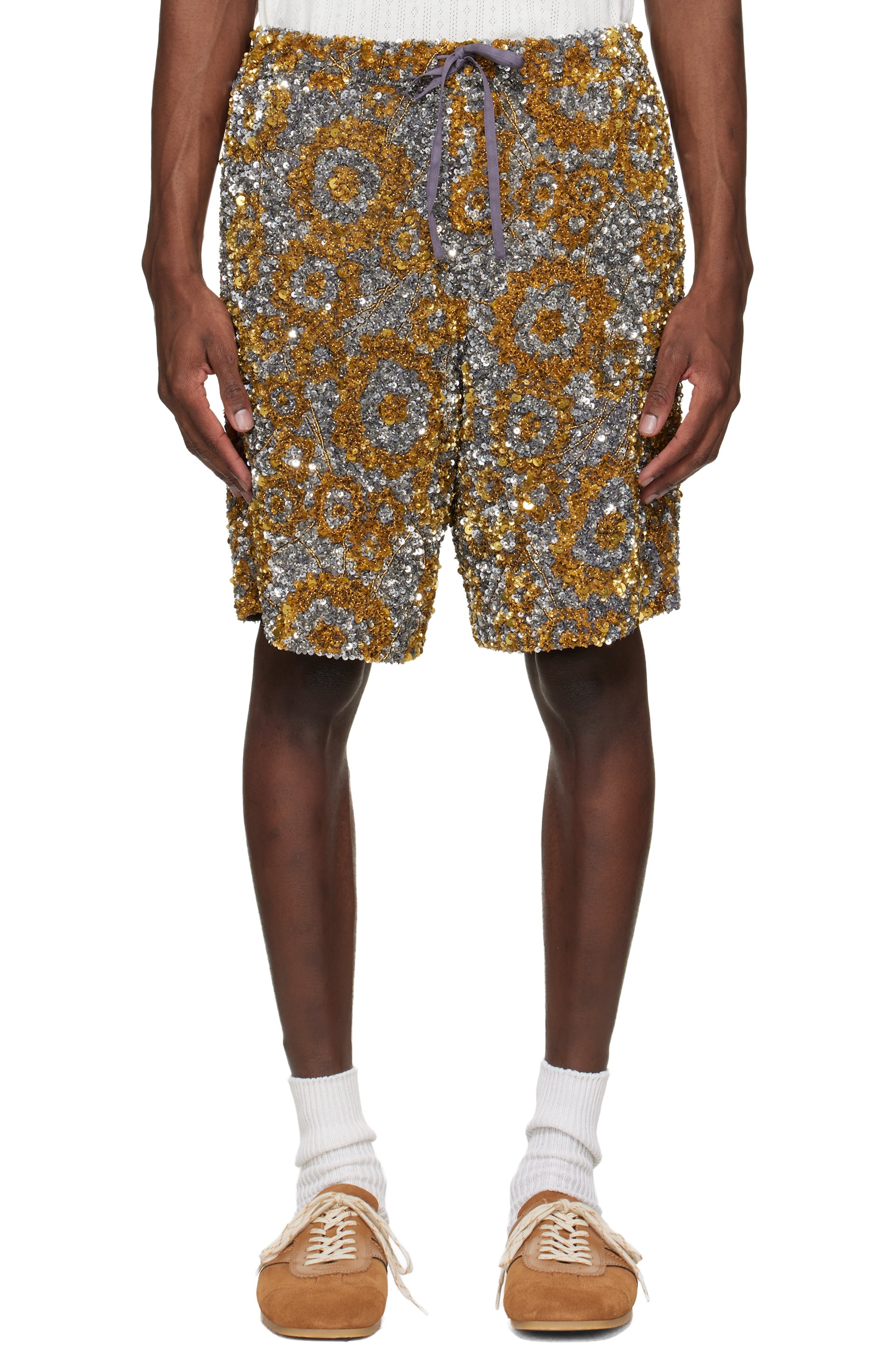 メンズ用 Dries Van Noten ショートパンツ | SSENSE 日本