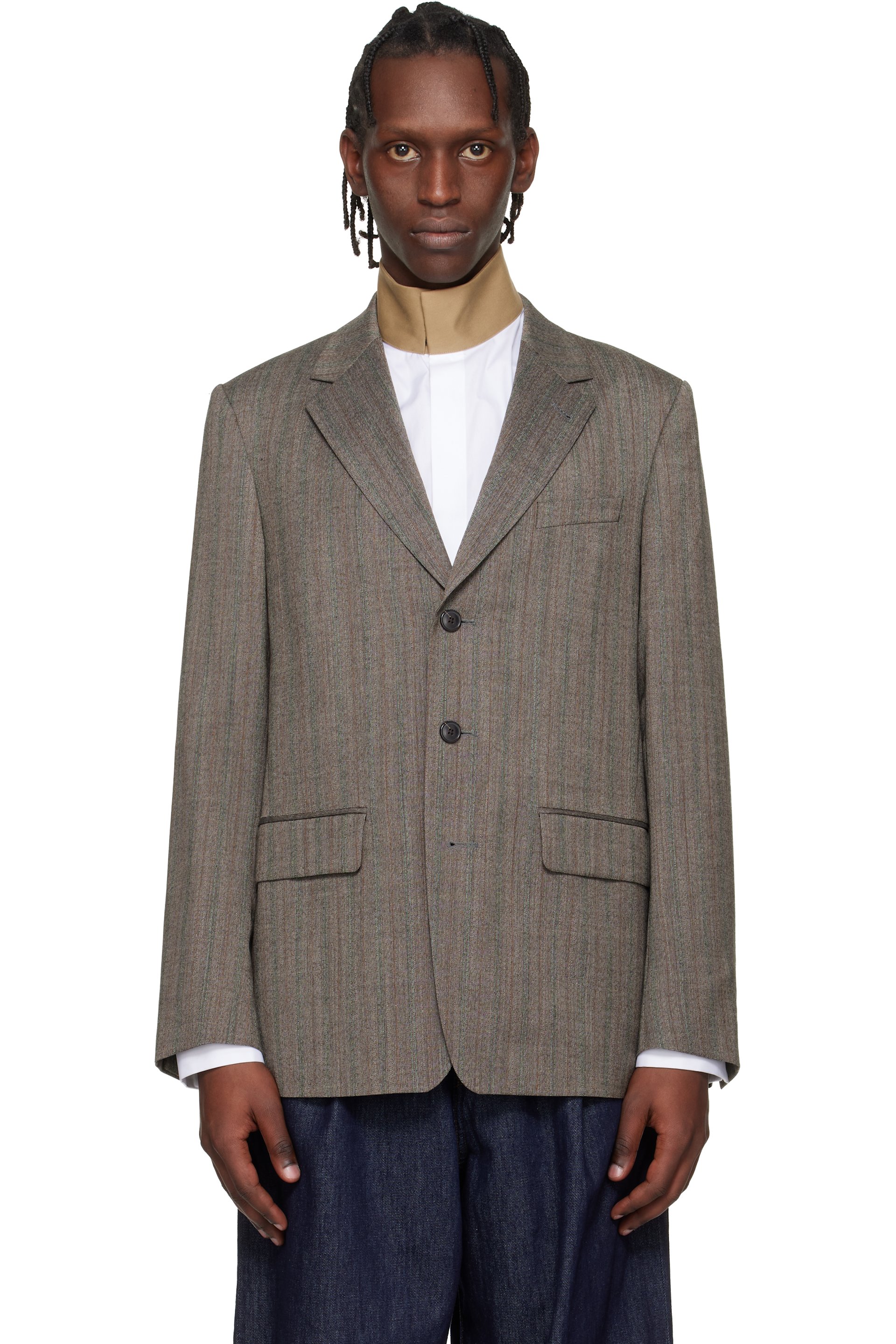 メンズ用 Dries Van Noten テーラードジャケット | SSENSE 日本