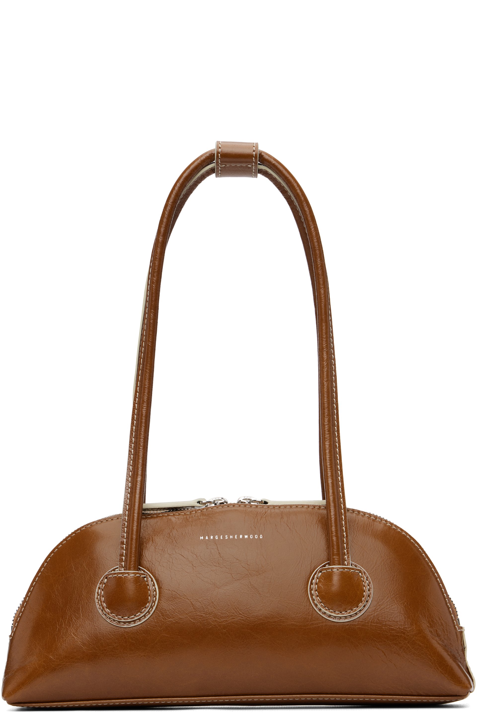 MARGESHERWOOD - Sac porté épaule Bessette brun