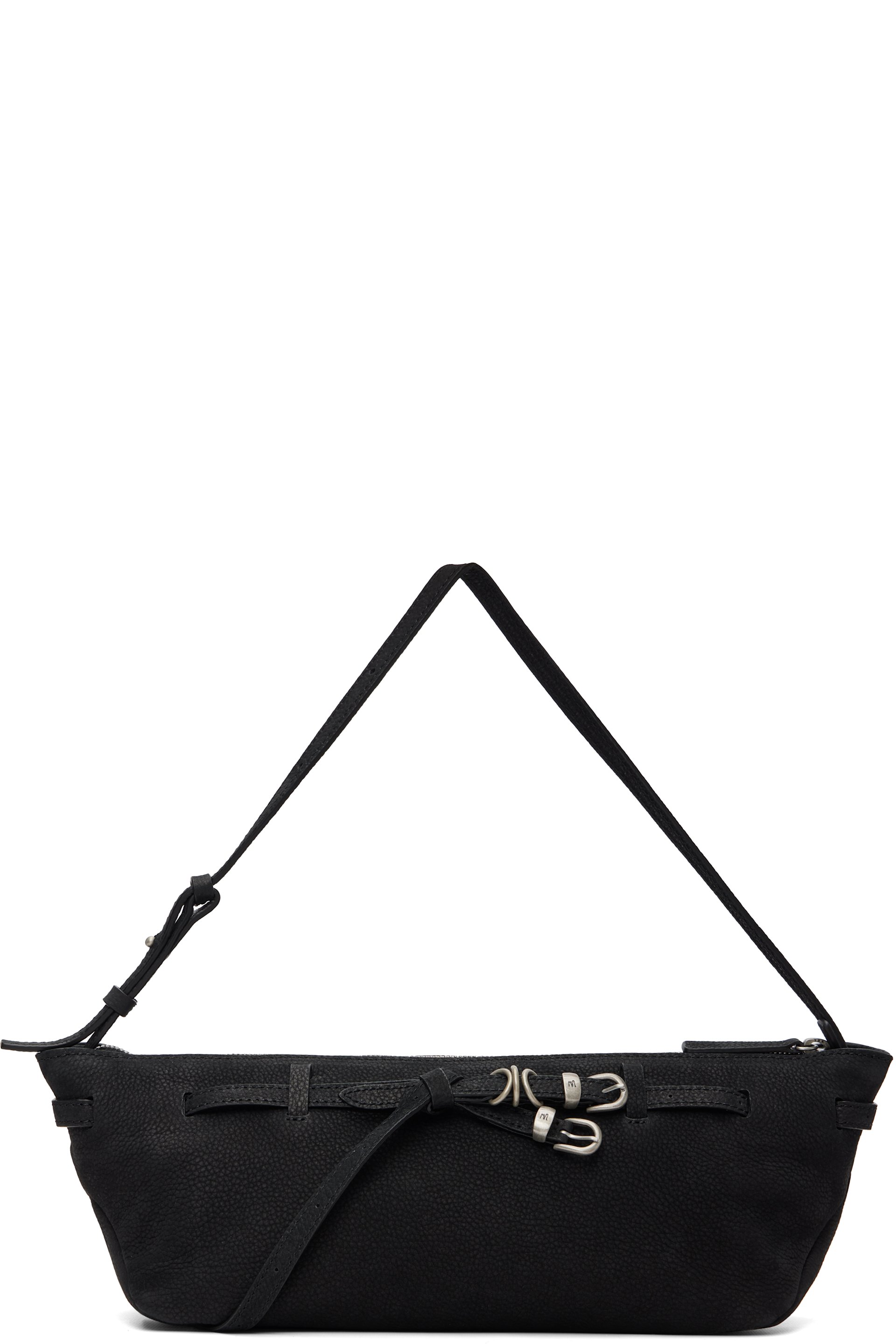 MARGESHERWOOD - Sac porté épaule plissé Grandma noir